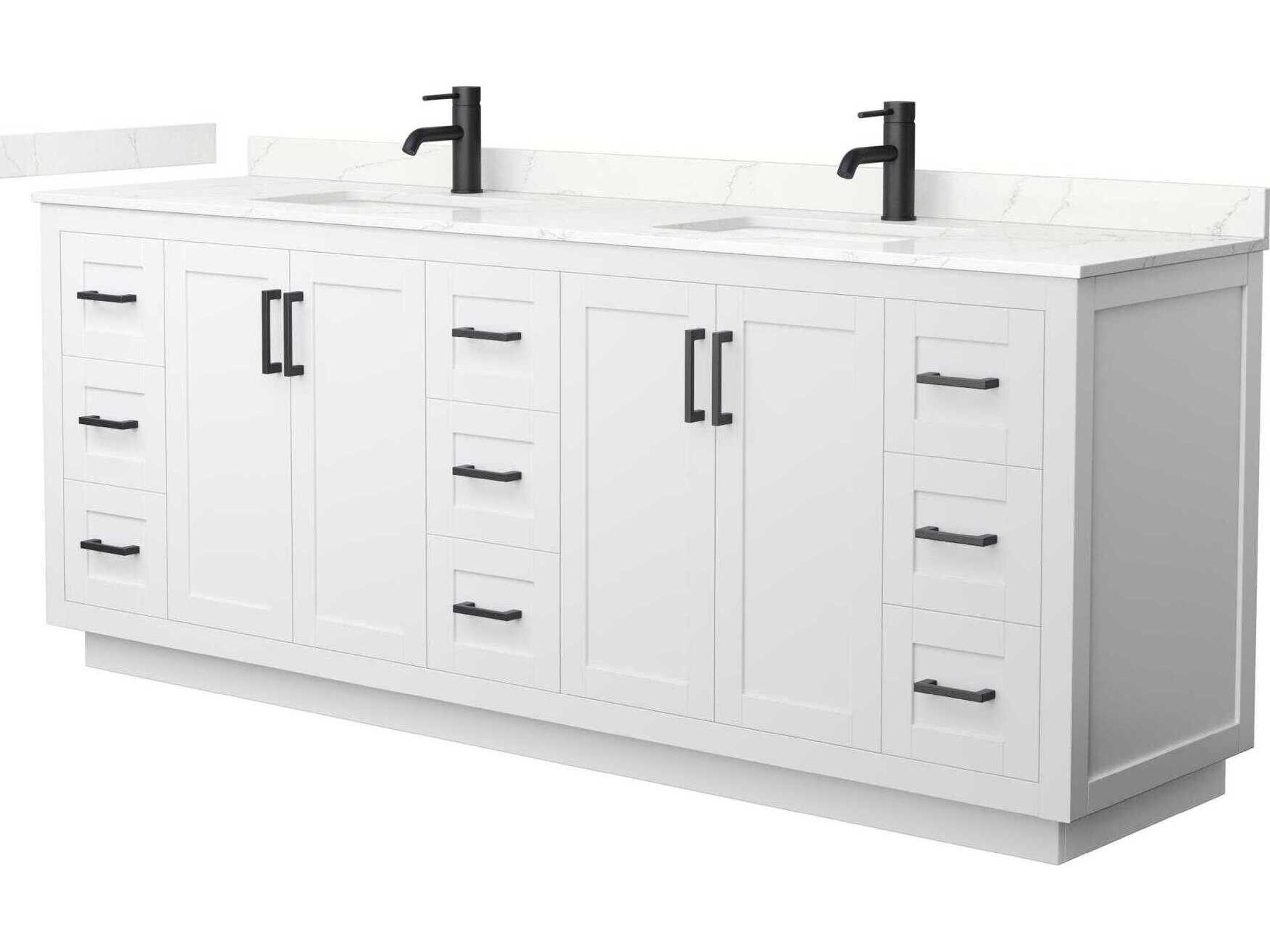Miranda 84" White Vanity