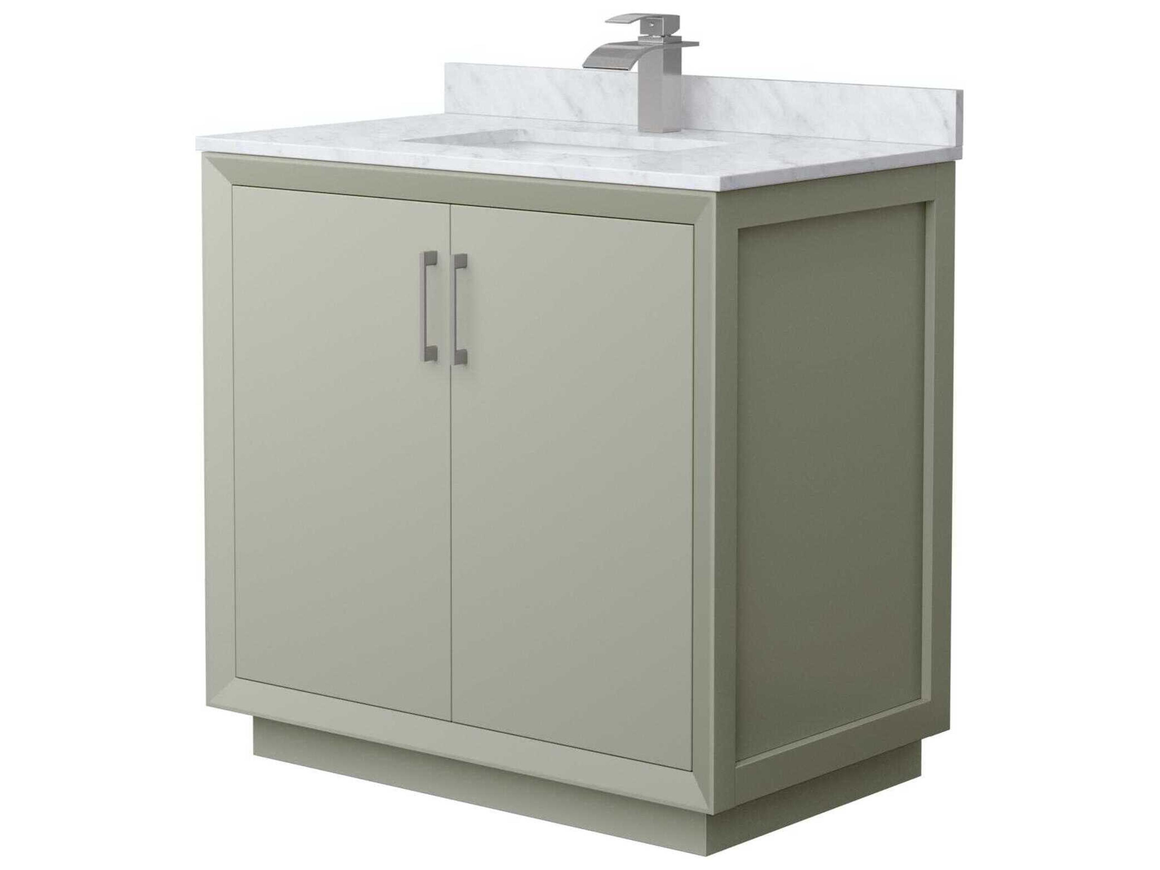 Wyndham Collection Strada 36" Light Green Vanity