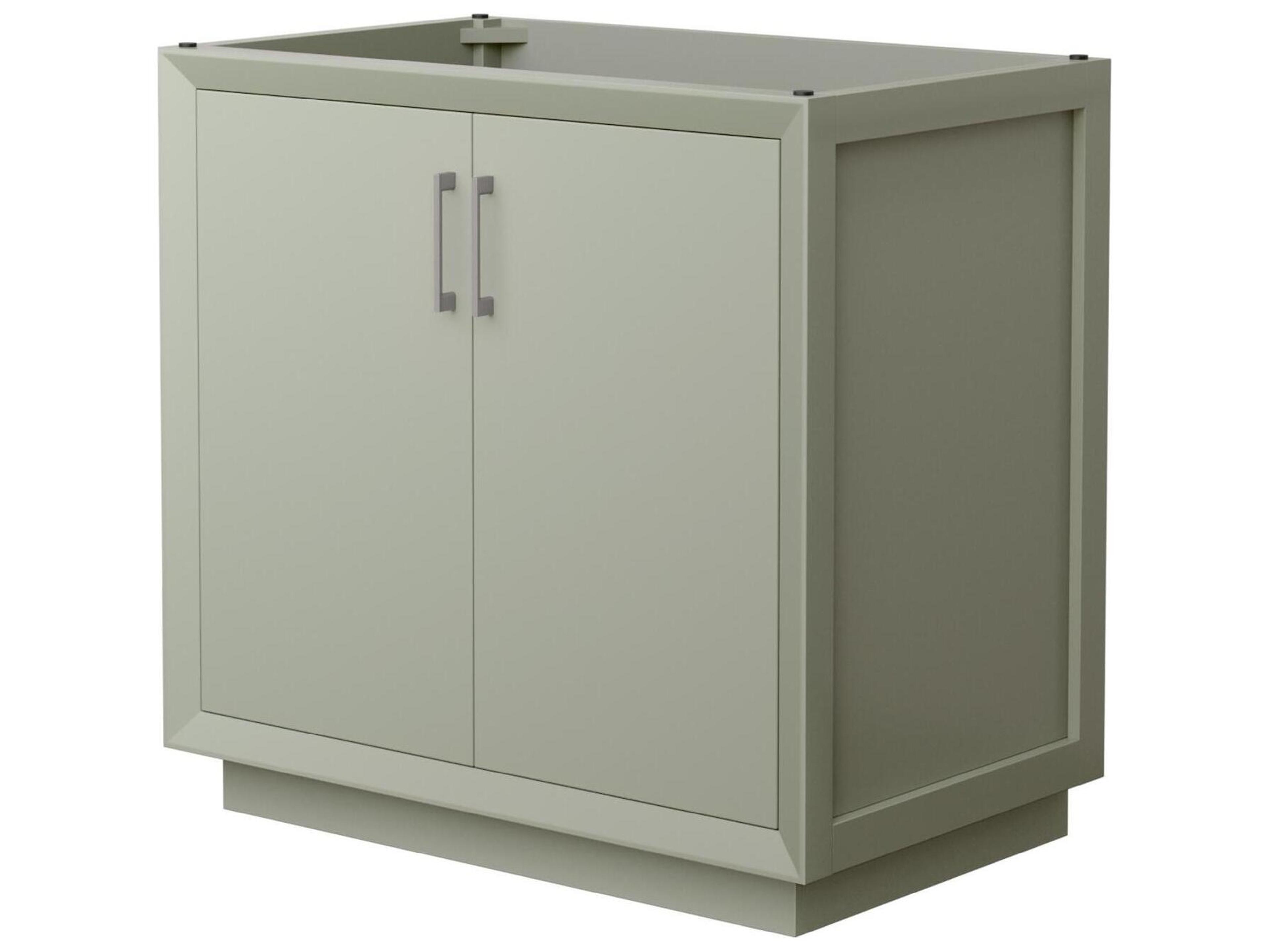 Wyndham Collection Strada 35" Light Green Vanity