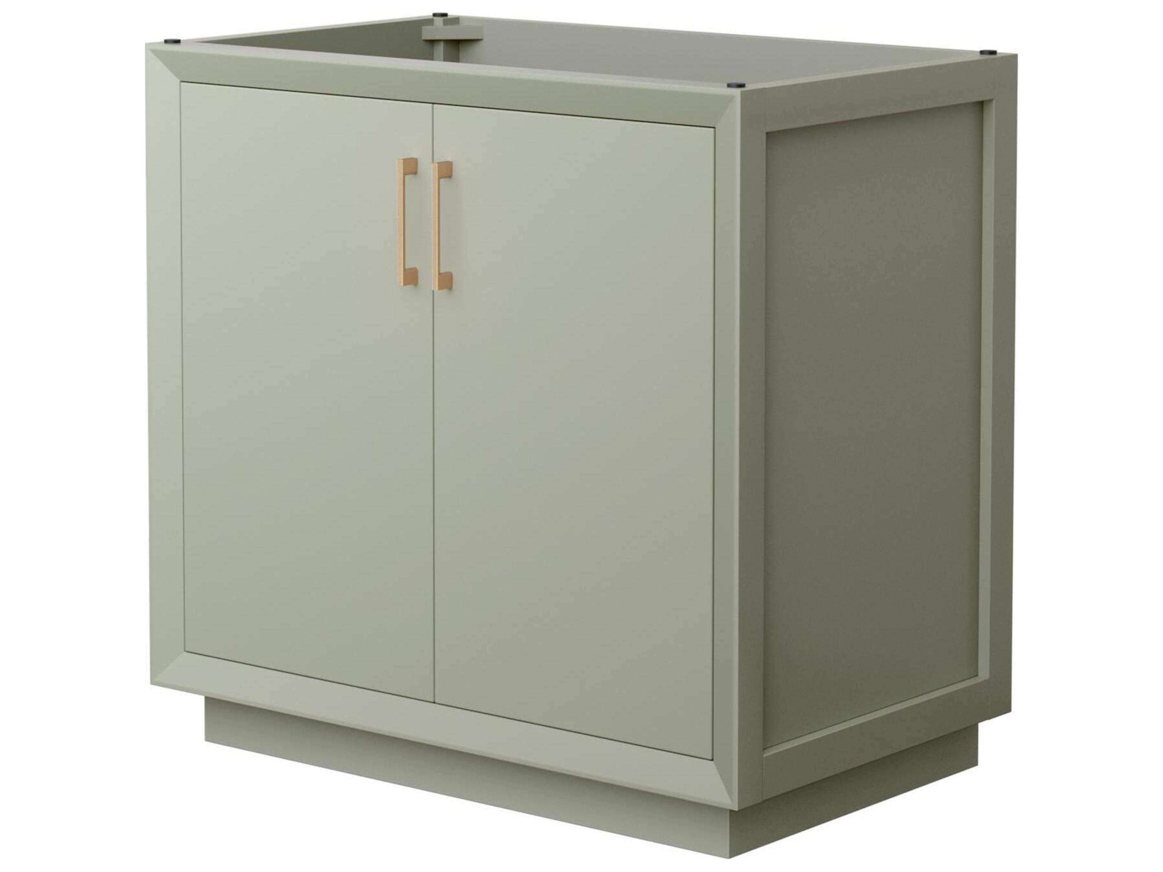 Wyndham Collection Strada 35" Light Green Vanity