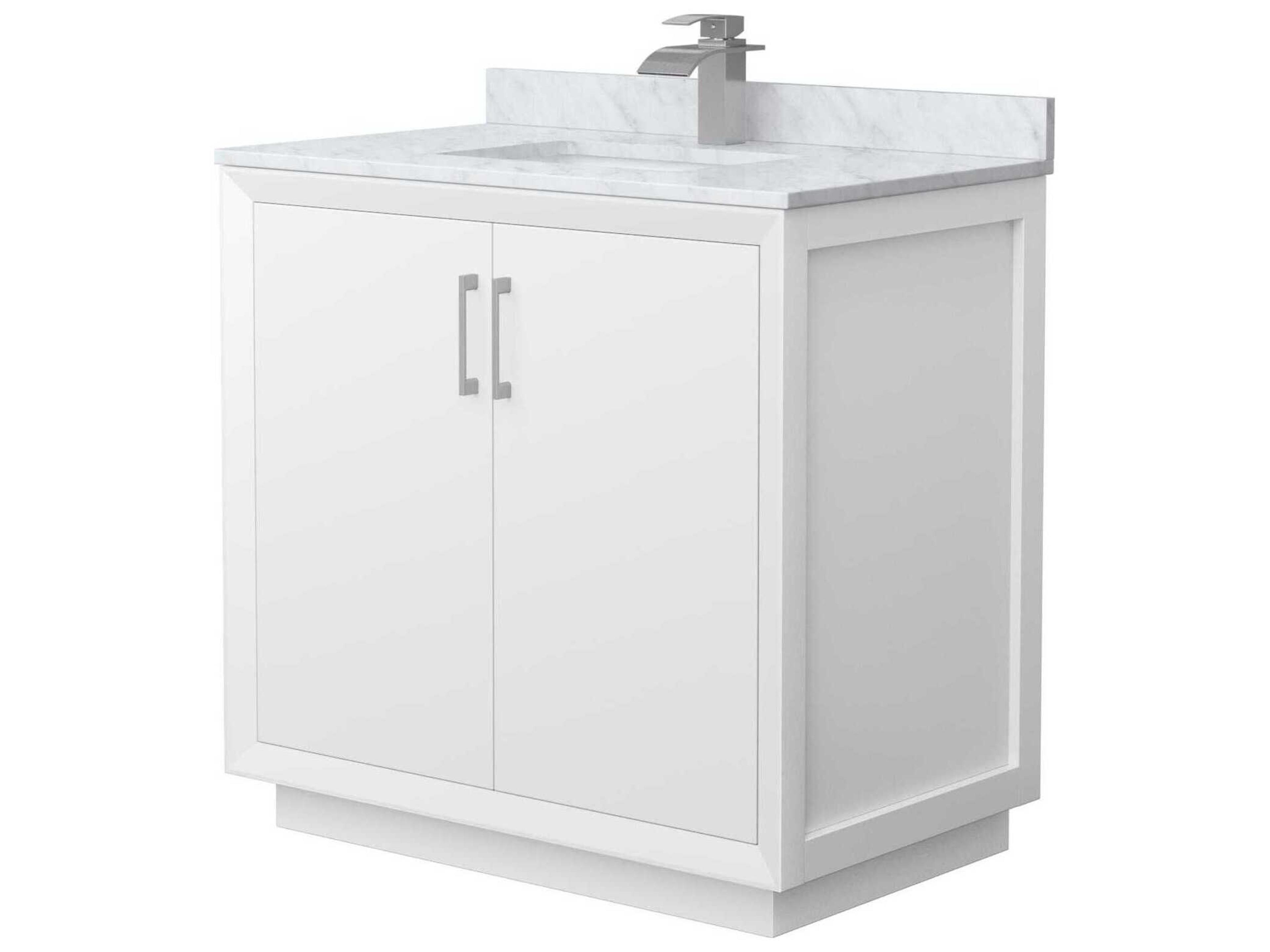 Wyndham Collection Strada 36" White Vanity
