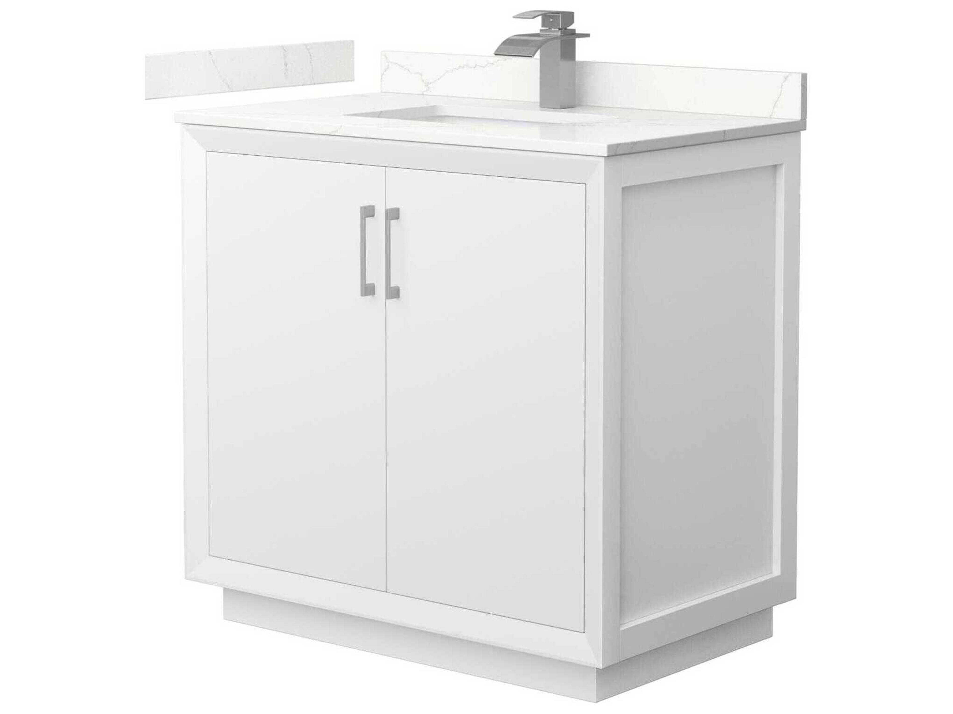 Wyndham Collection Strada 36" White Vanity
