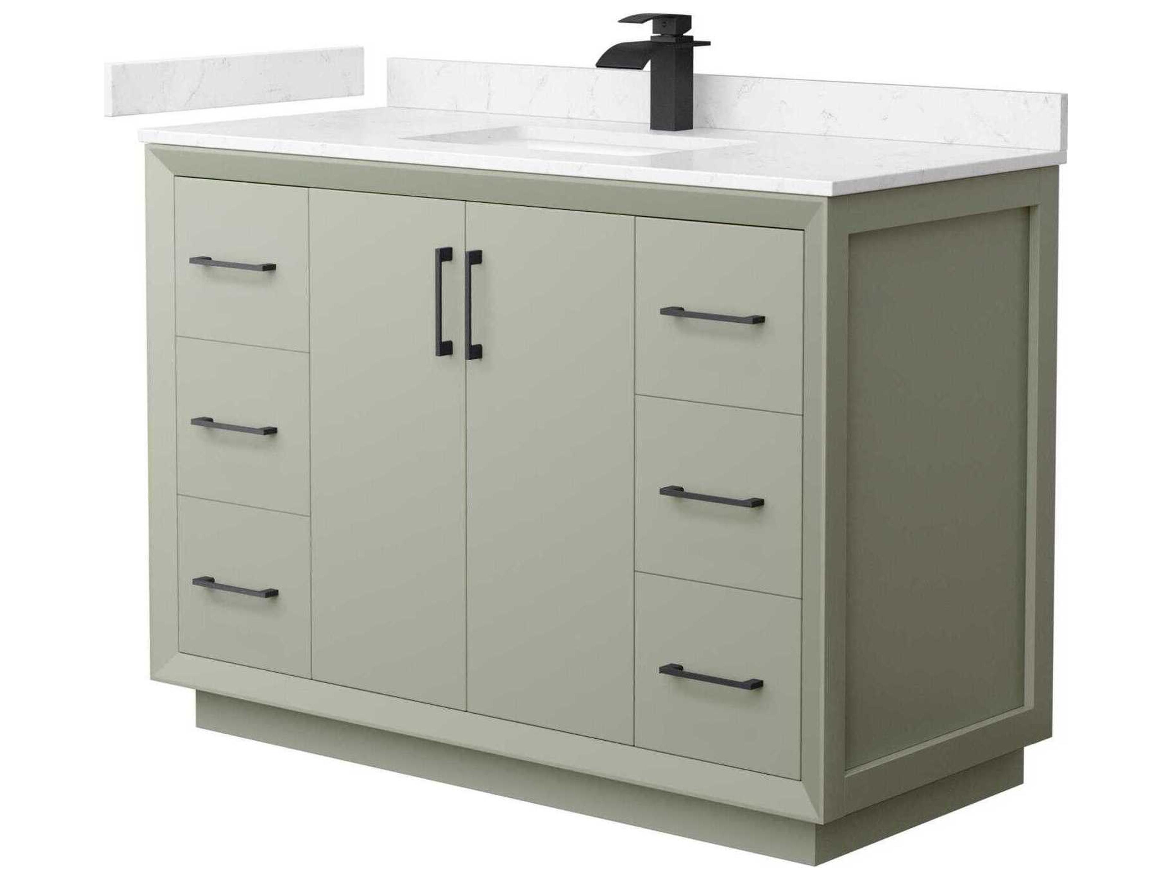 Strada 48" Light Green Vanity