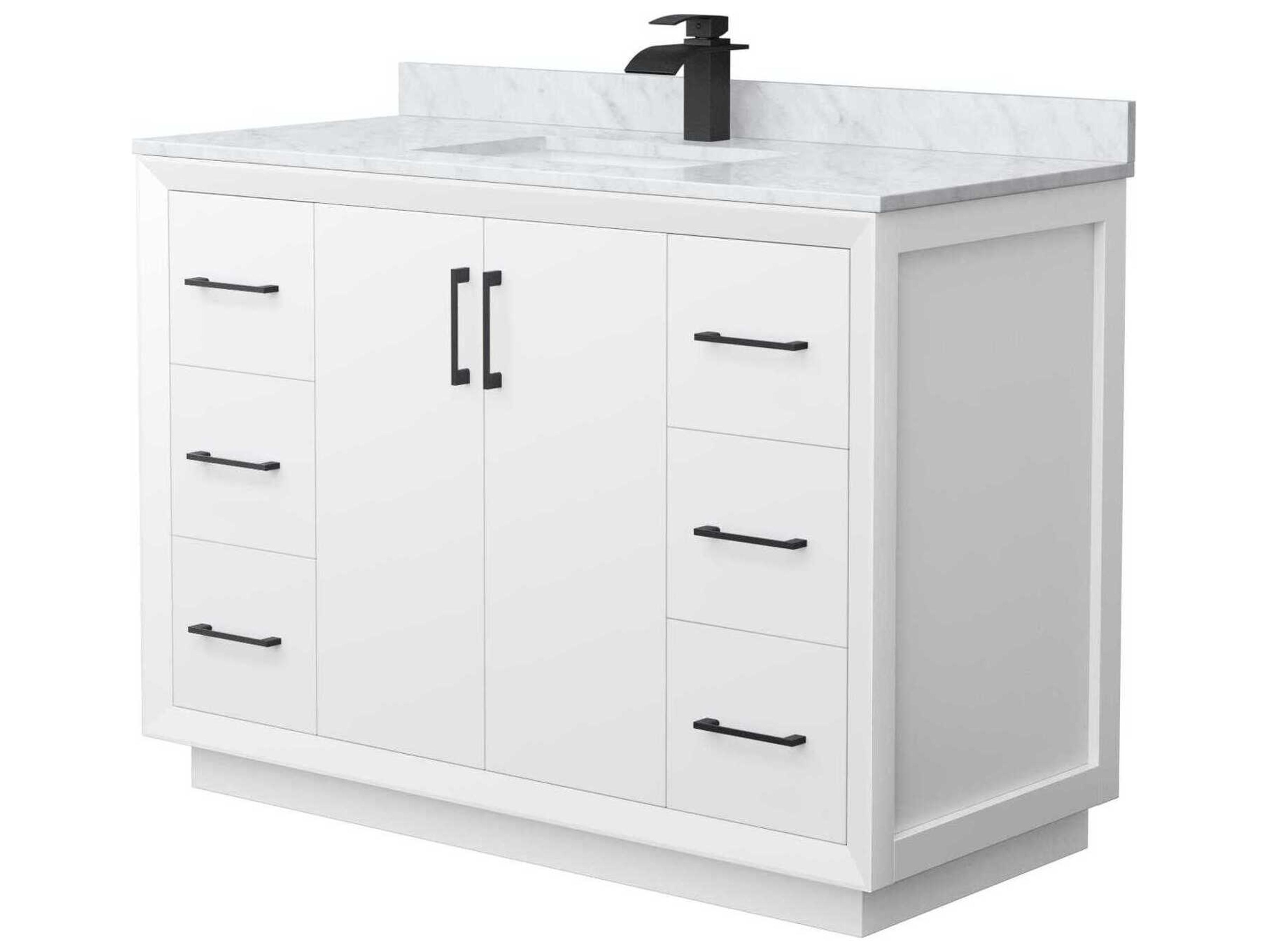 Wyndham Collection Strada 48" White Vanity