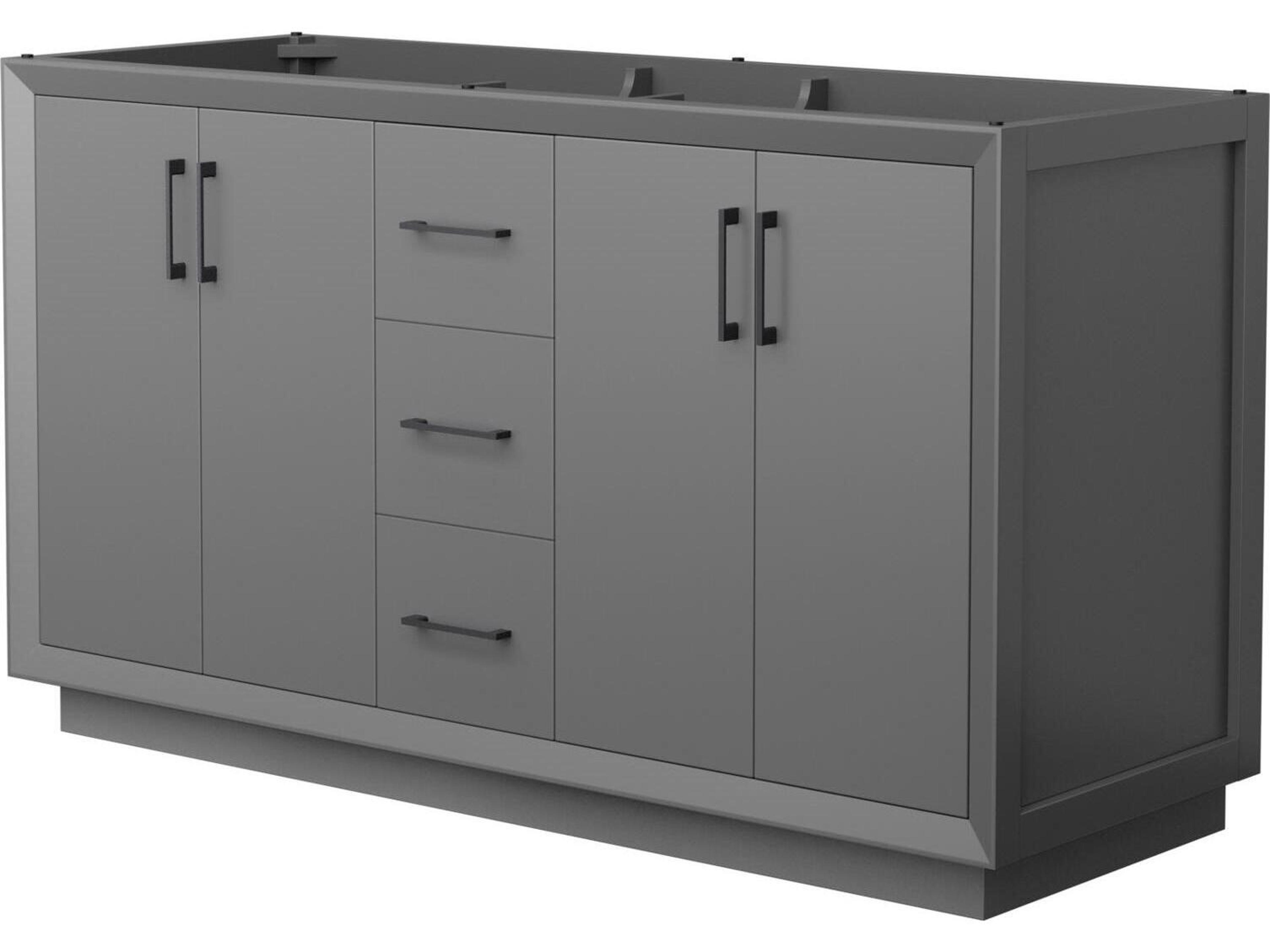 Strada 59" Dark Gray Vanity