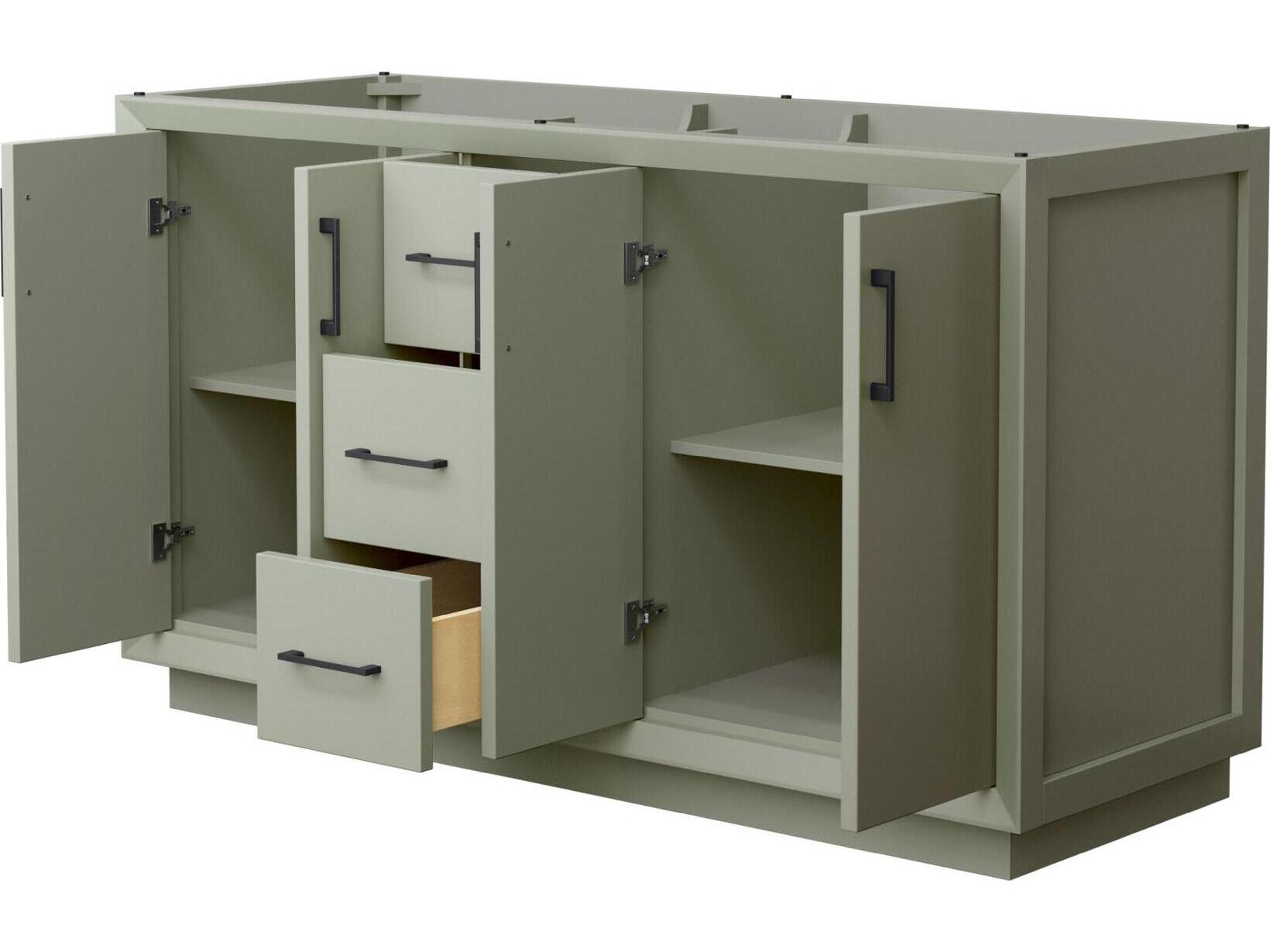 Wyndham Collection Strada 59" Light Green Vanity