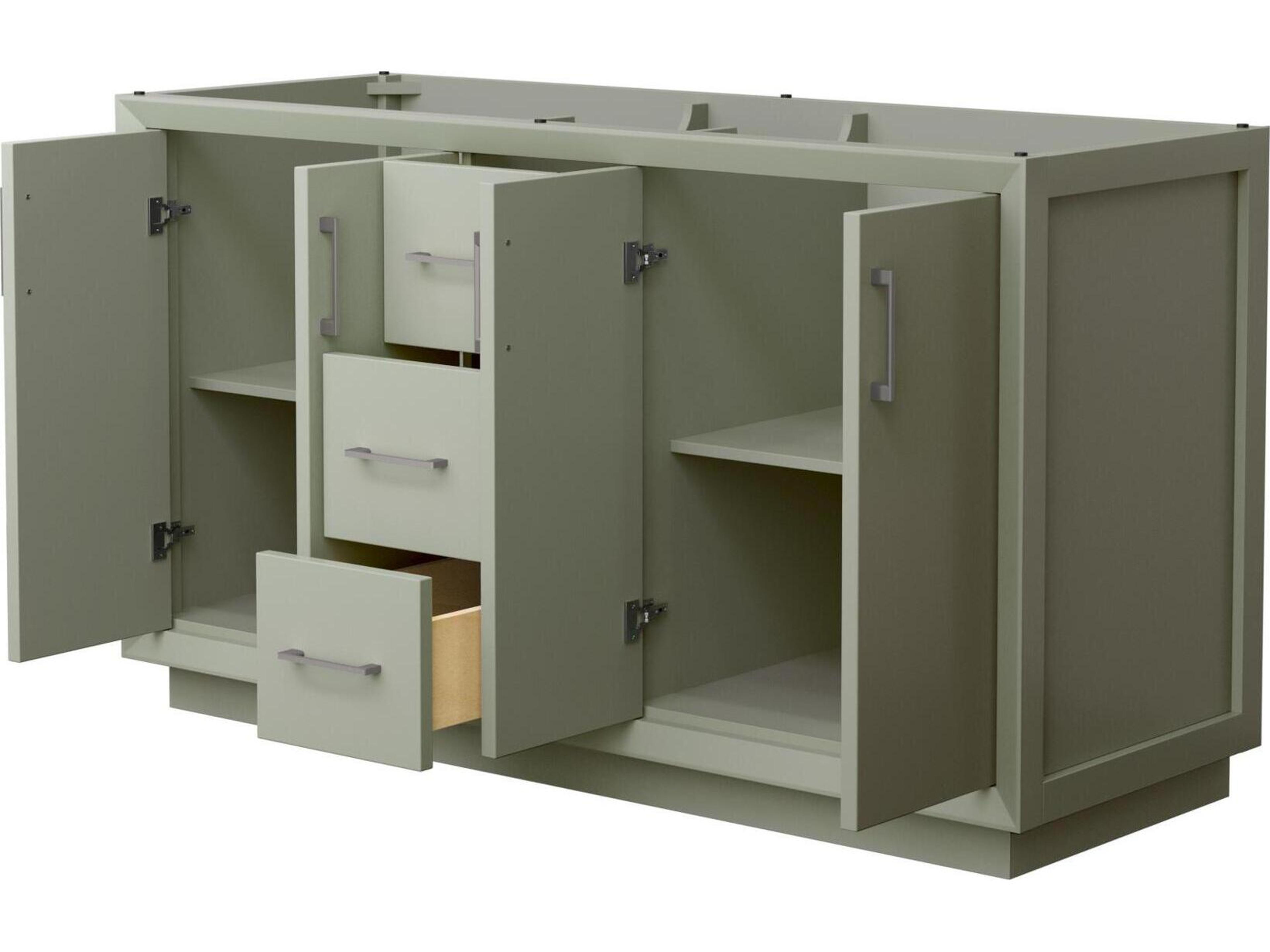 Wyndham Collection Strada 59" Light Green Vanity