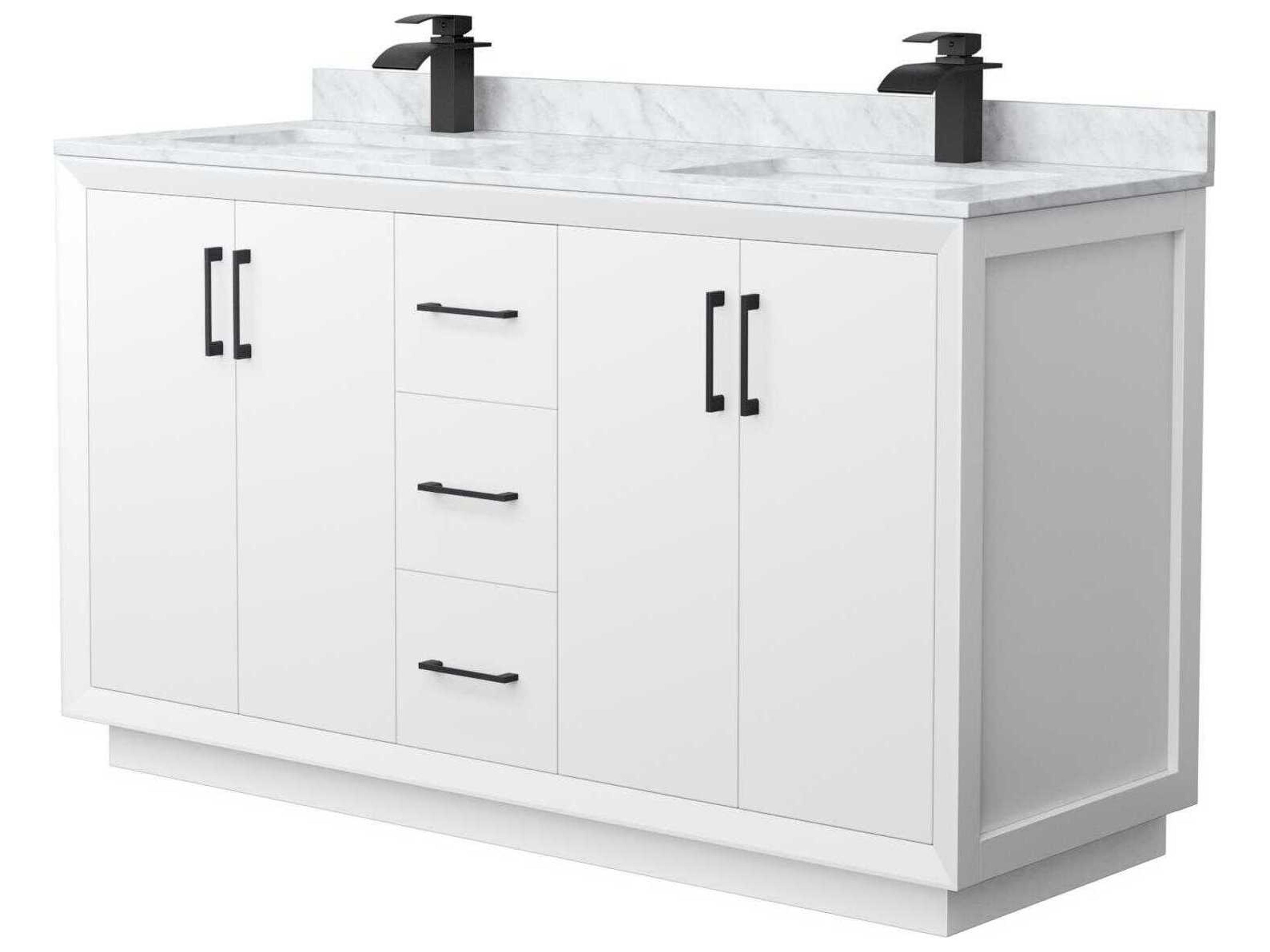 Wyndham Collection Strada 60" White Vanity