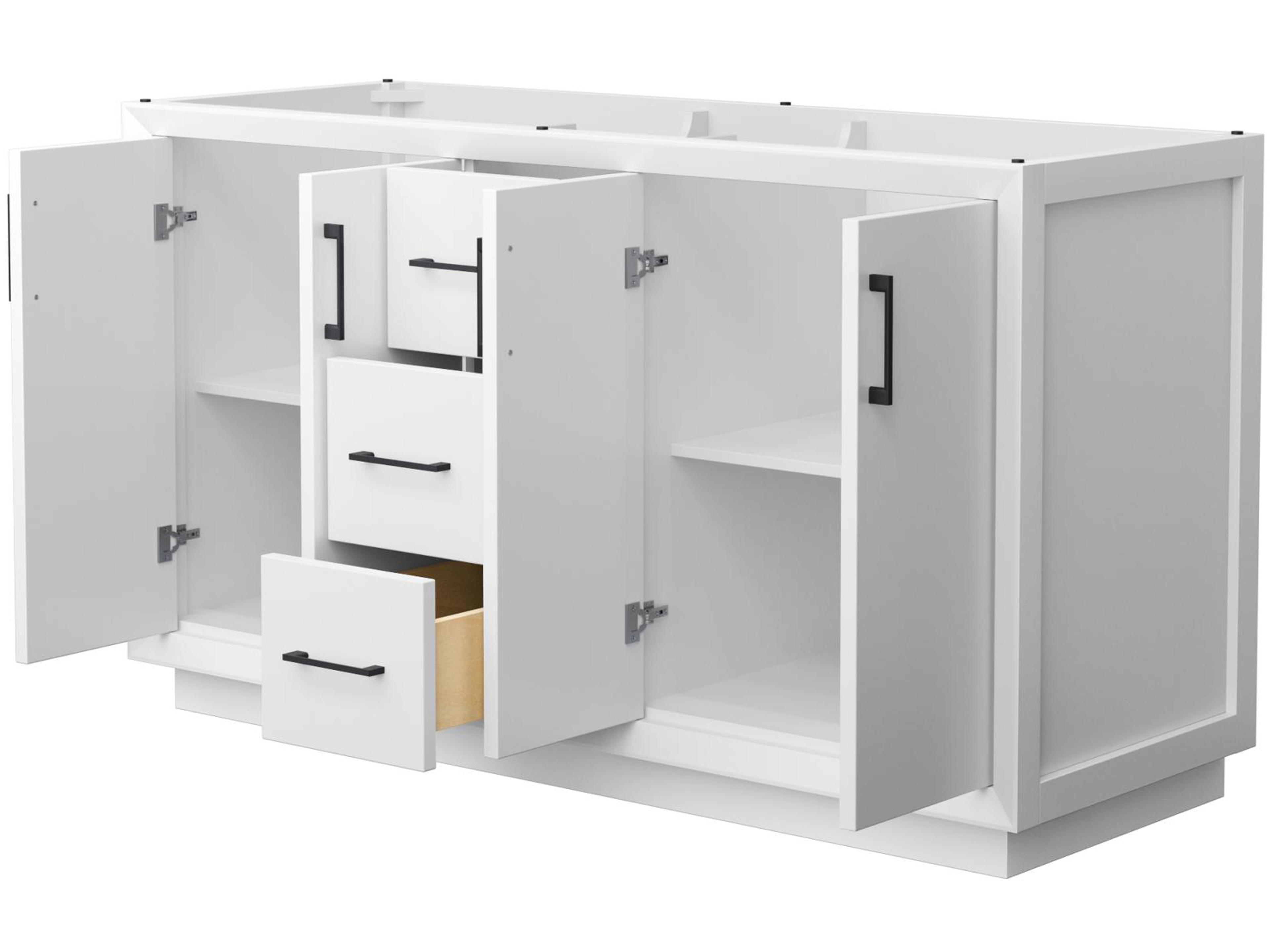 Wyndham Collection Strada 59" White Vanity