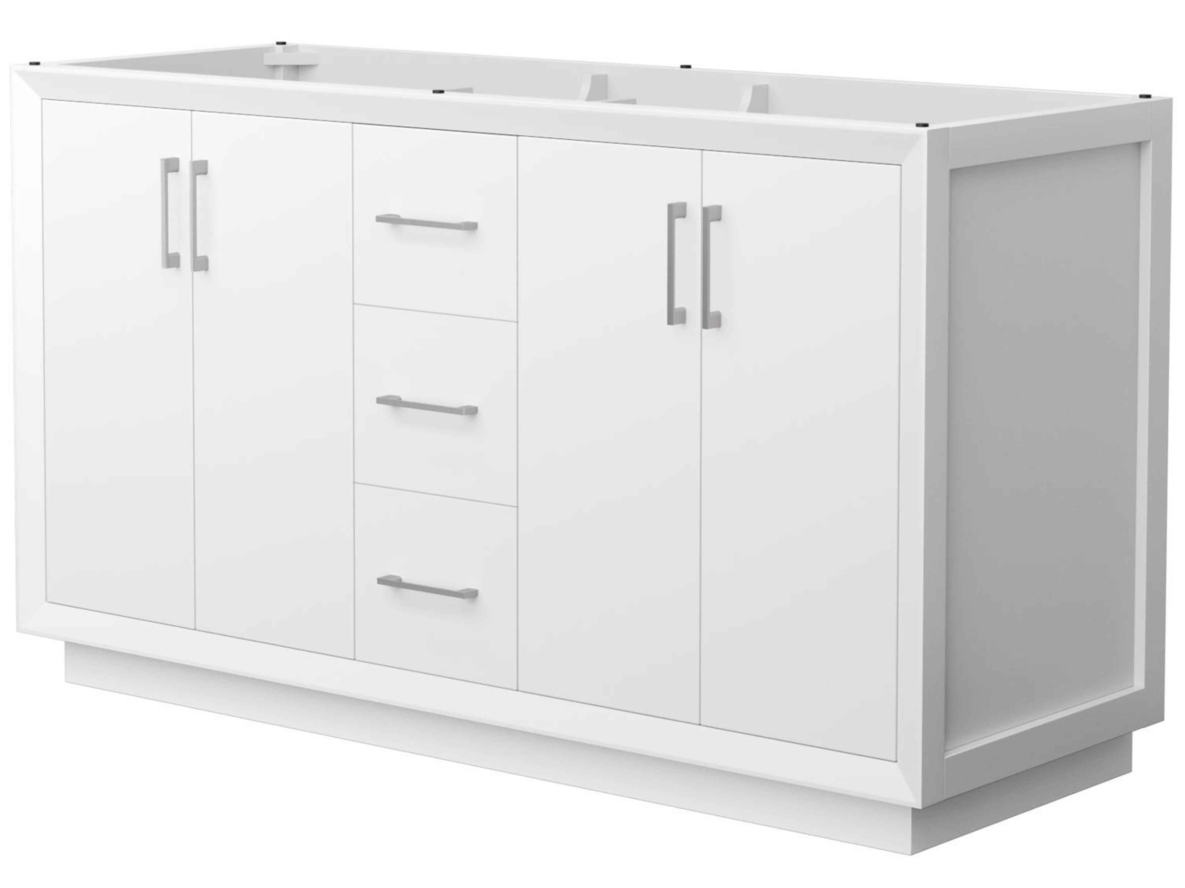 Wyndham Collection Strada 59" White Vanity