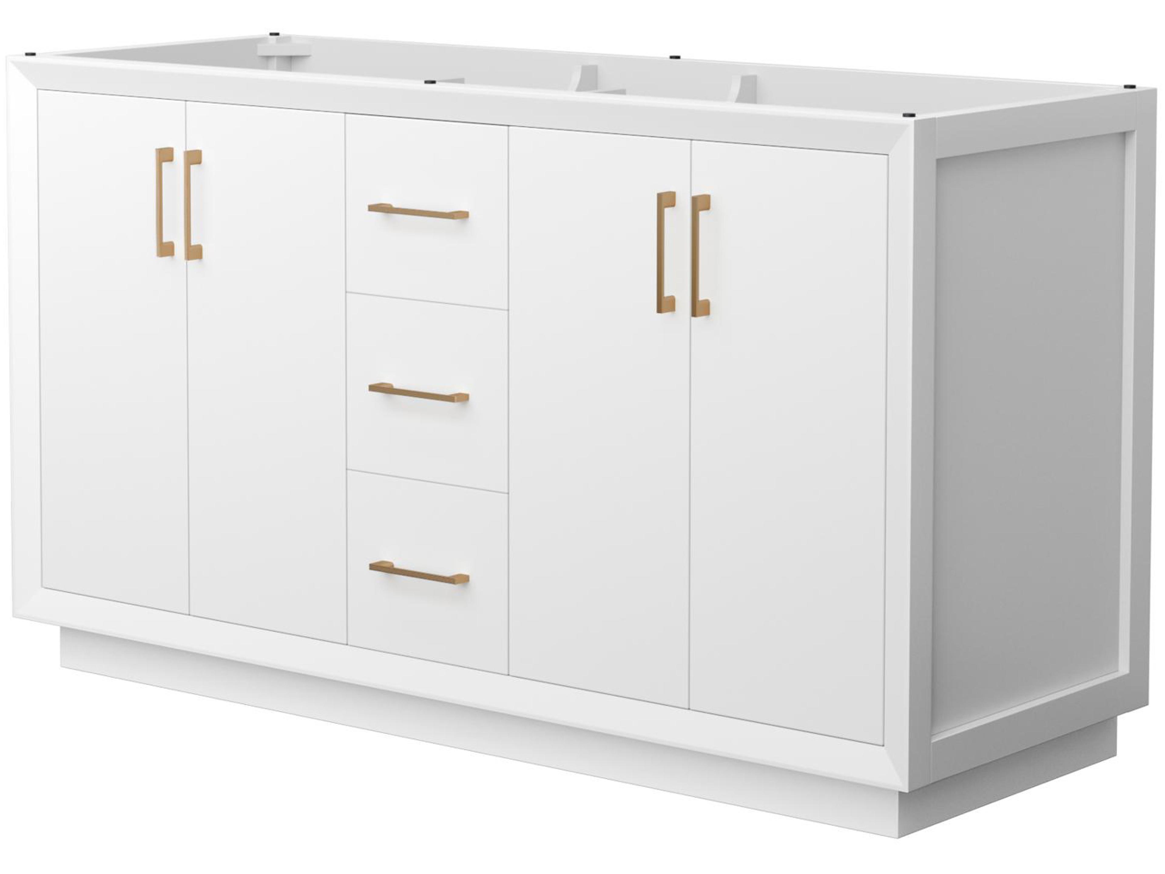 Wyndham Collection Strada 59" White Vanity