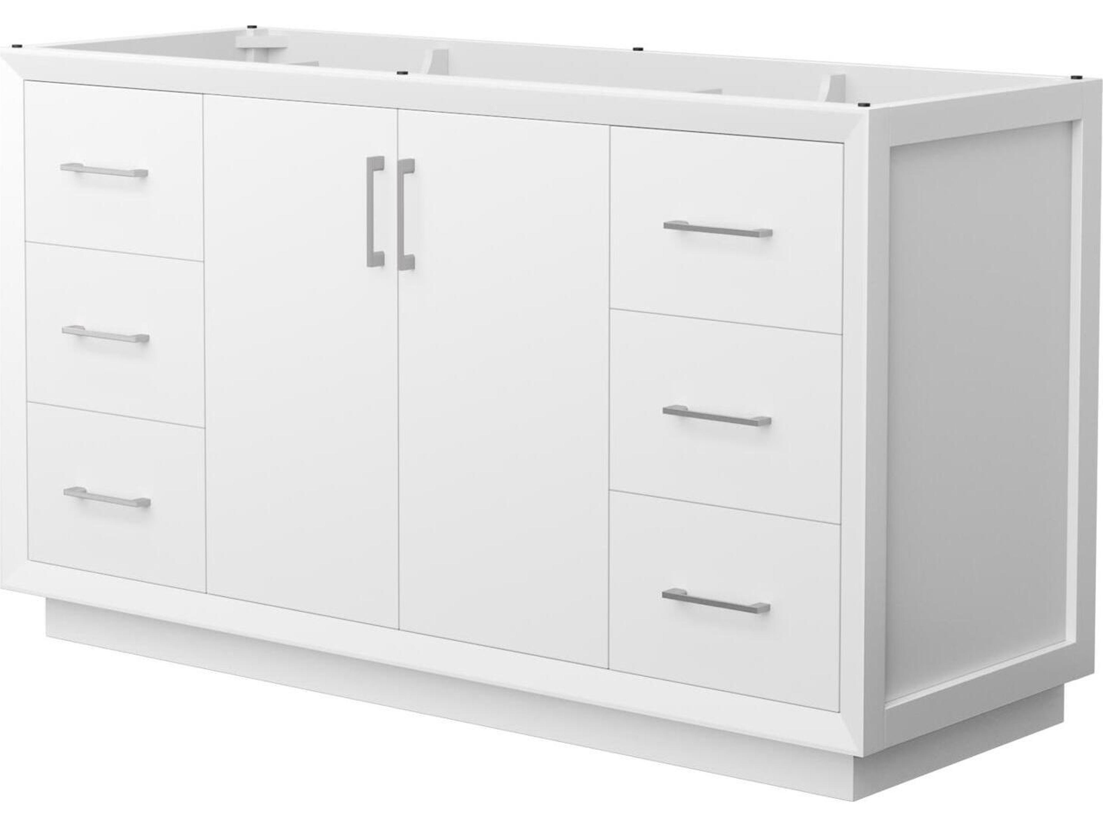 Wyndham Collection Strada 59" White Vanity