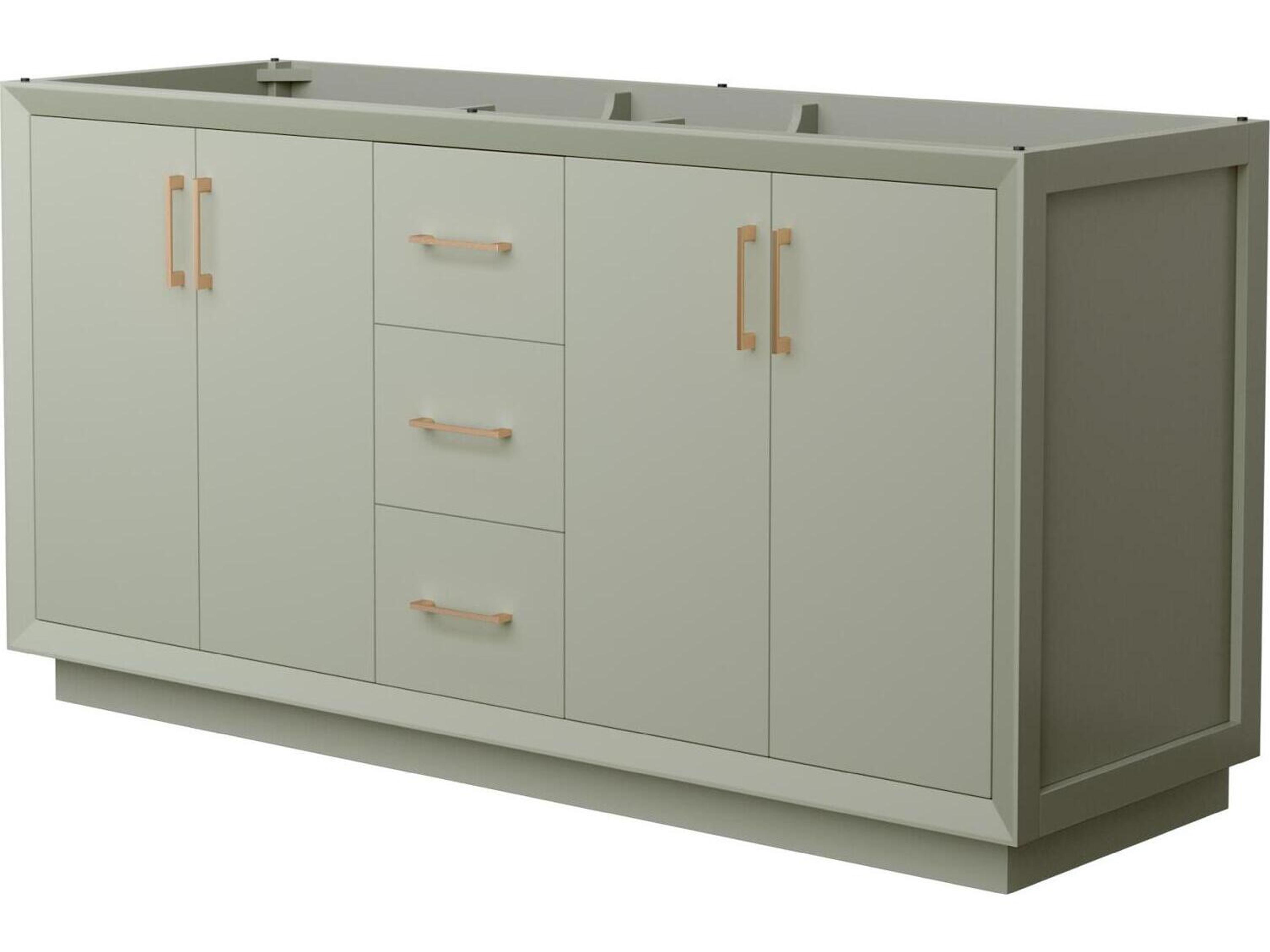 Wyndham Collection Strada 65" Light Green Vanity