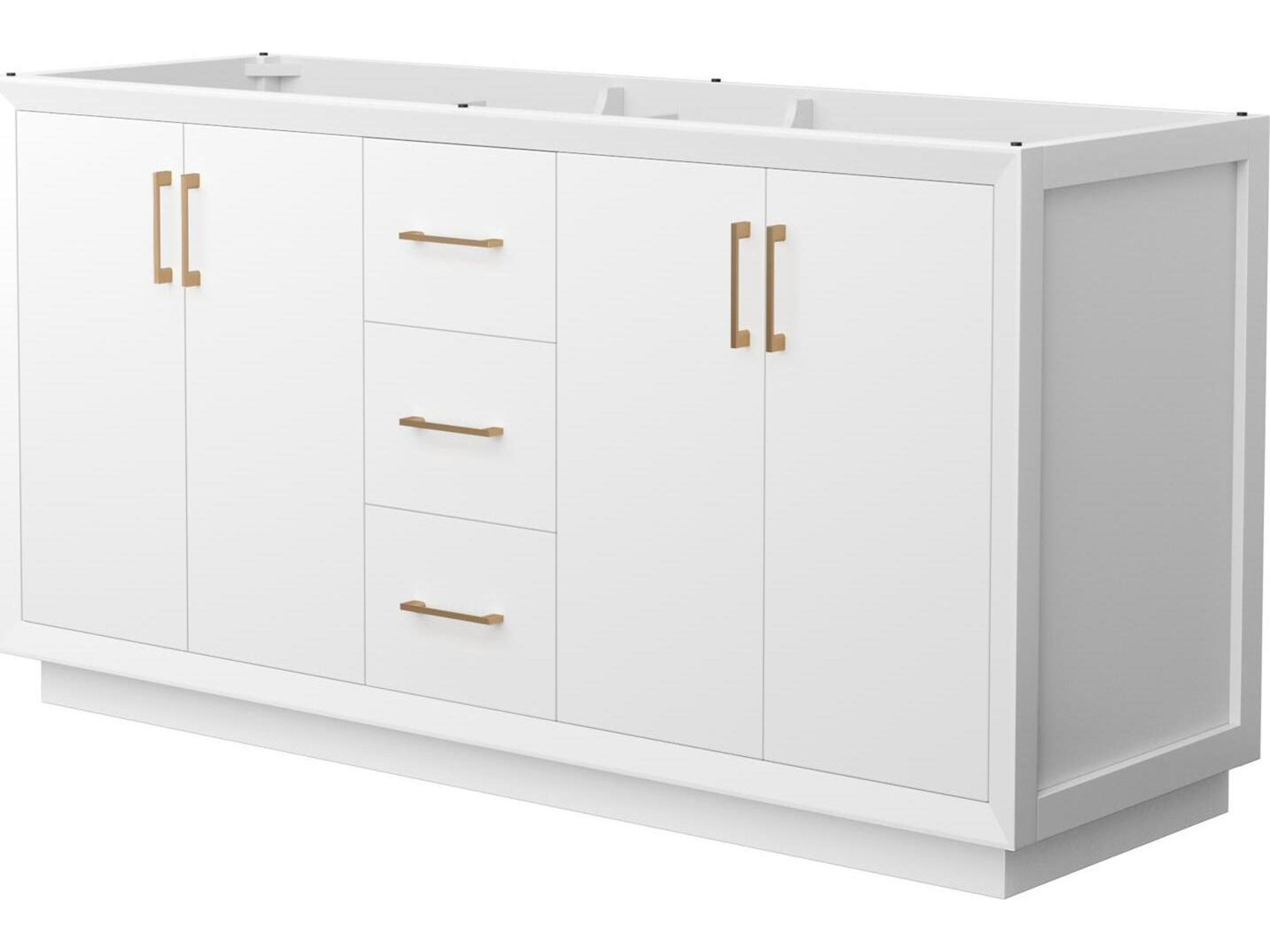 Wyndham Collection Strada 65" White Vanity