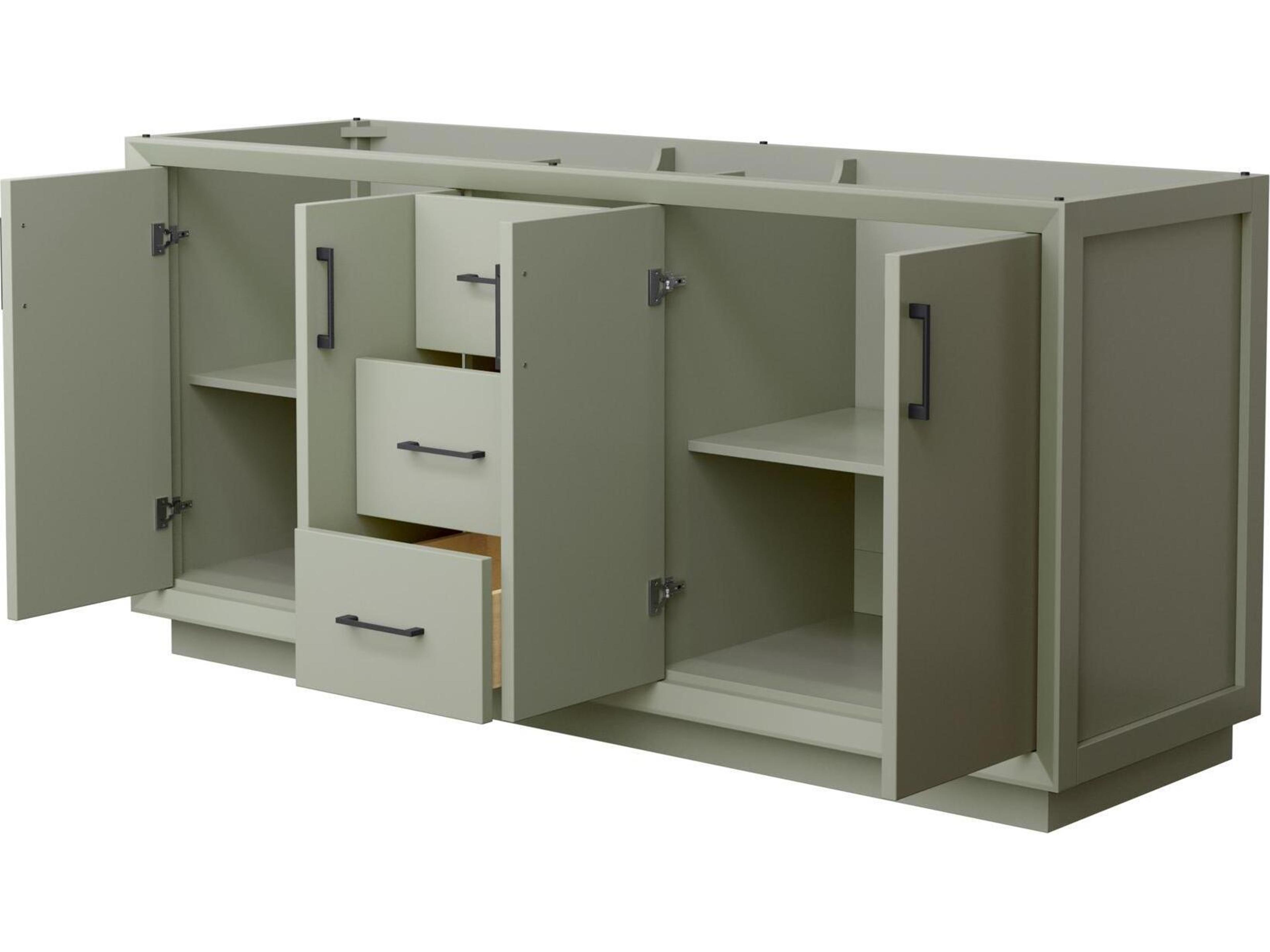 Wyndham Collection Strada 71" Light Green Vanity