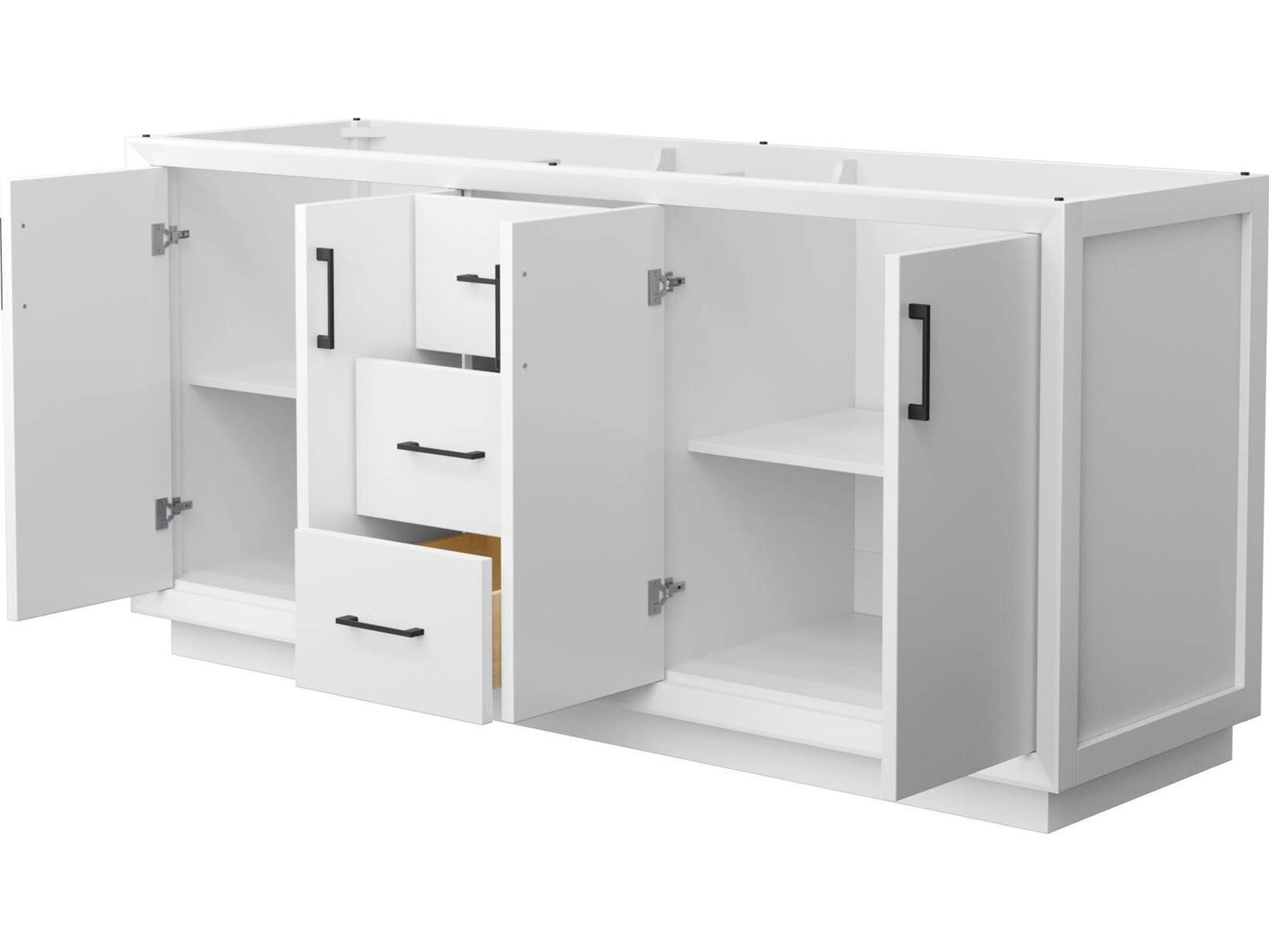 Wyndham Collection Strada 71" White Vanity