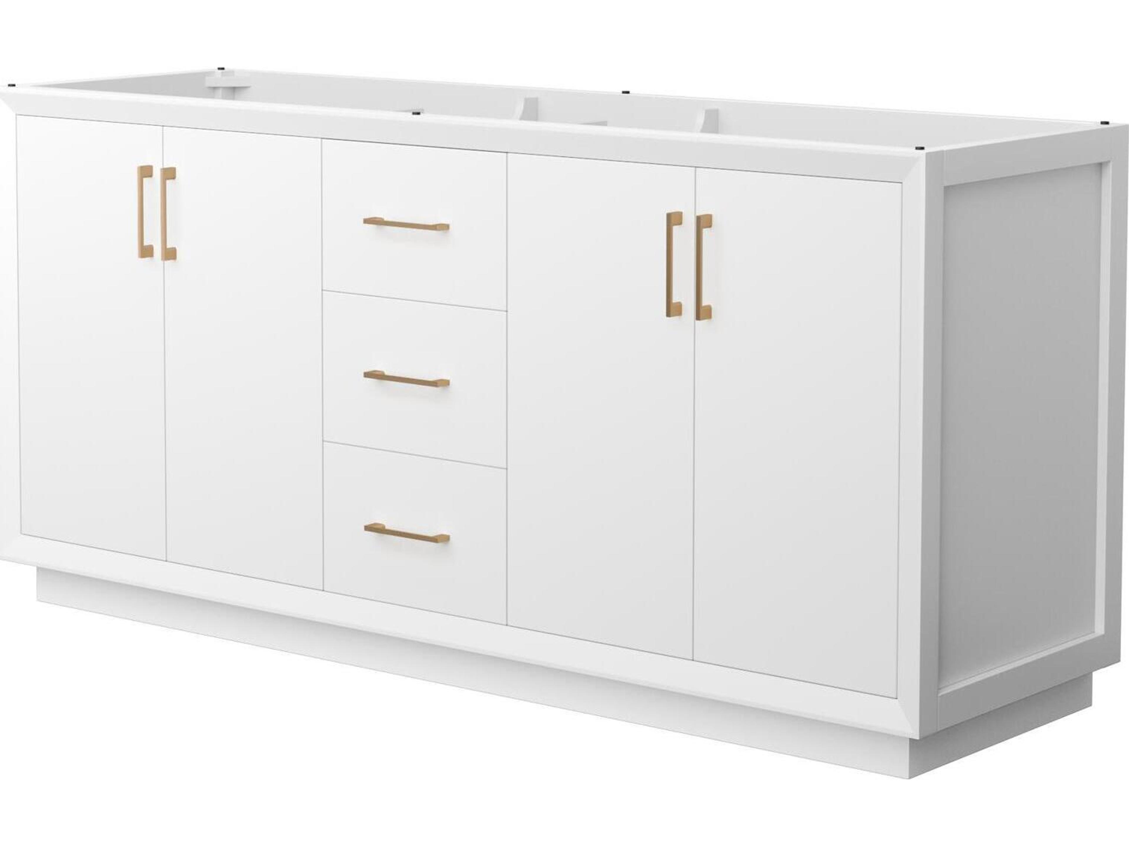 Wyndham Collection Strada 71" White Vanity