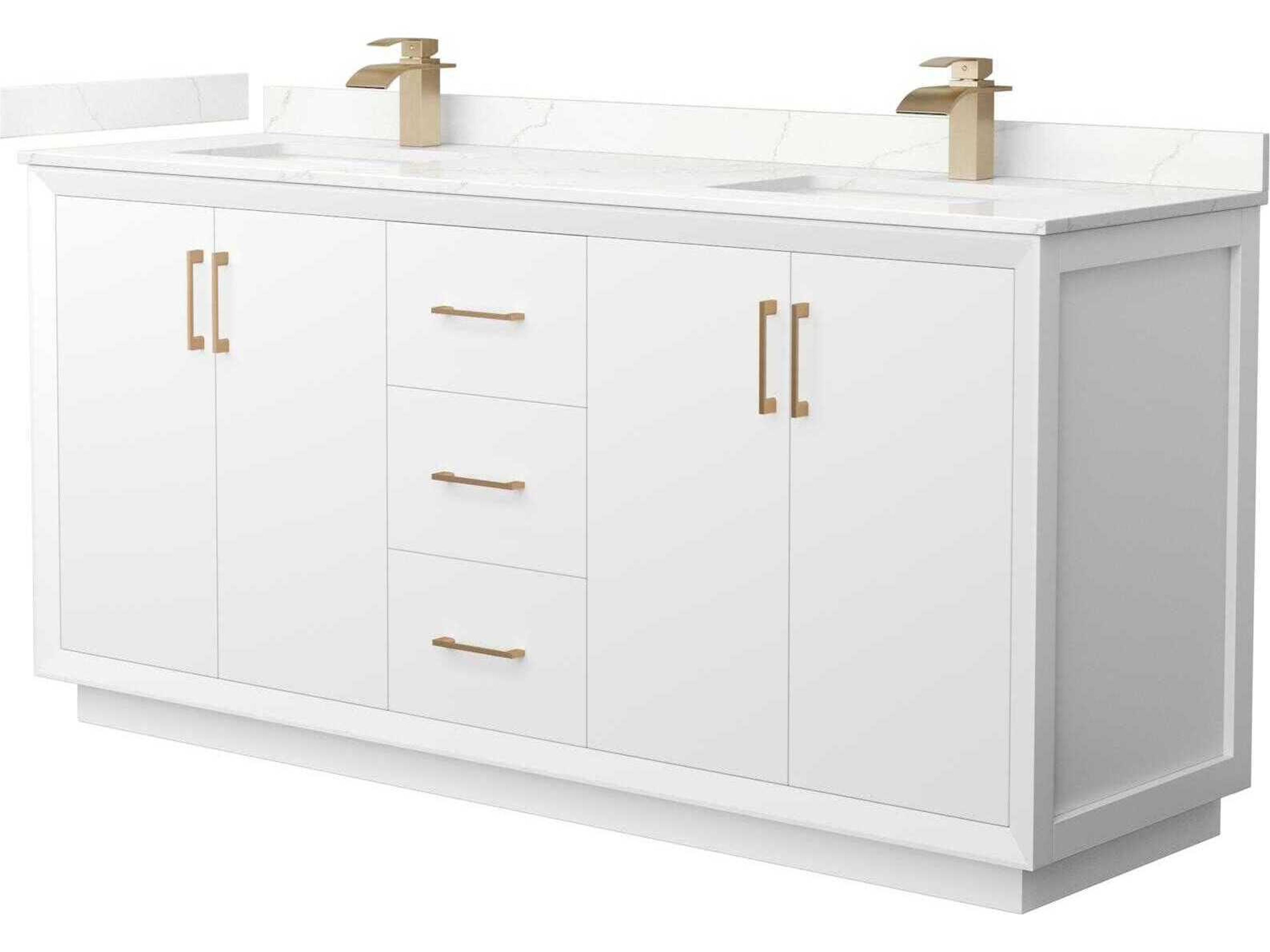 Wyndham Collection Strada 72" White Vanity