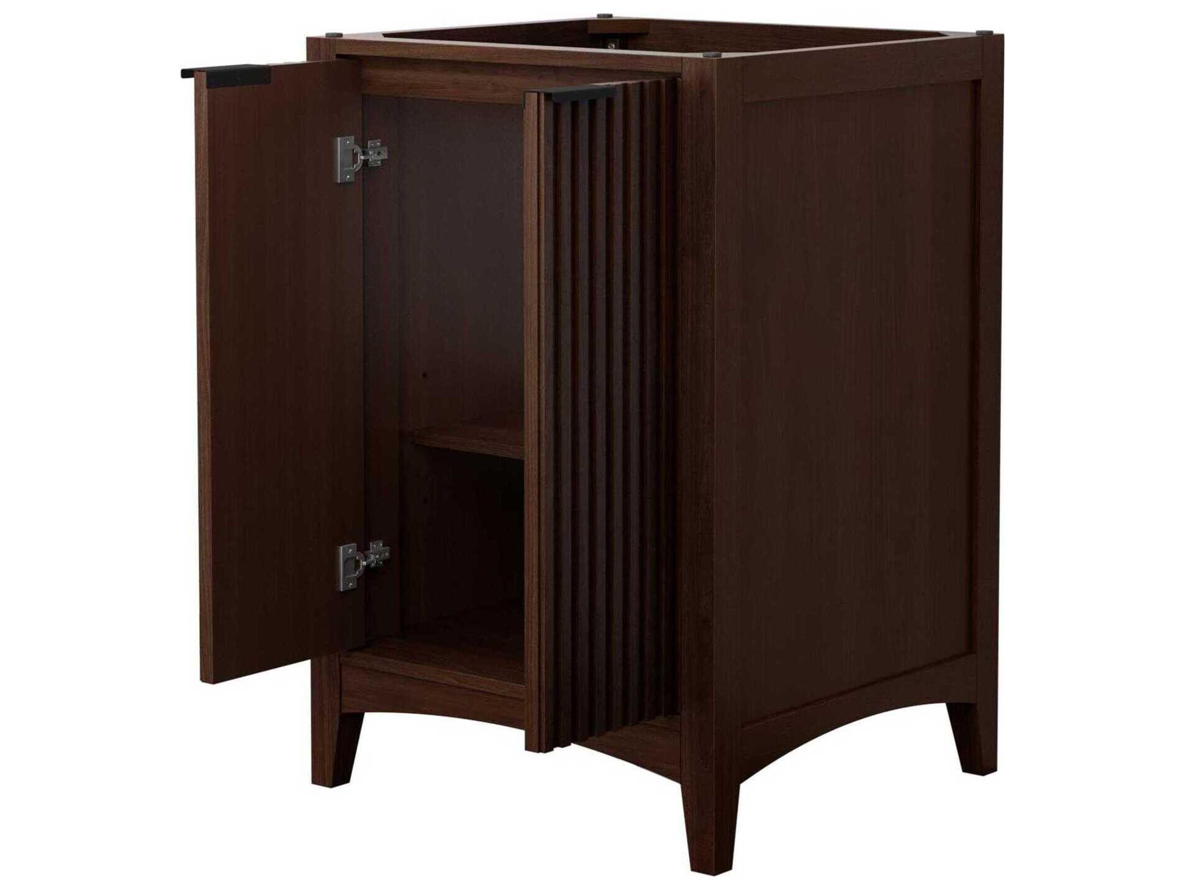 Wyndham Collection Palmilla 24" Dark Walnut Vanity