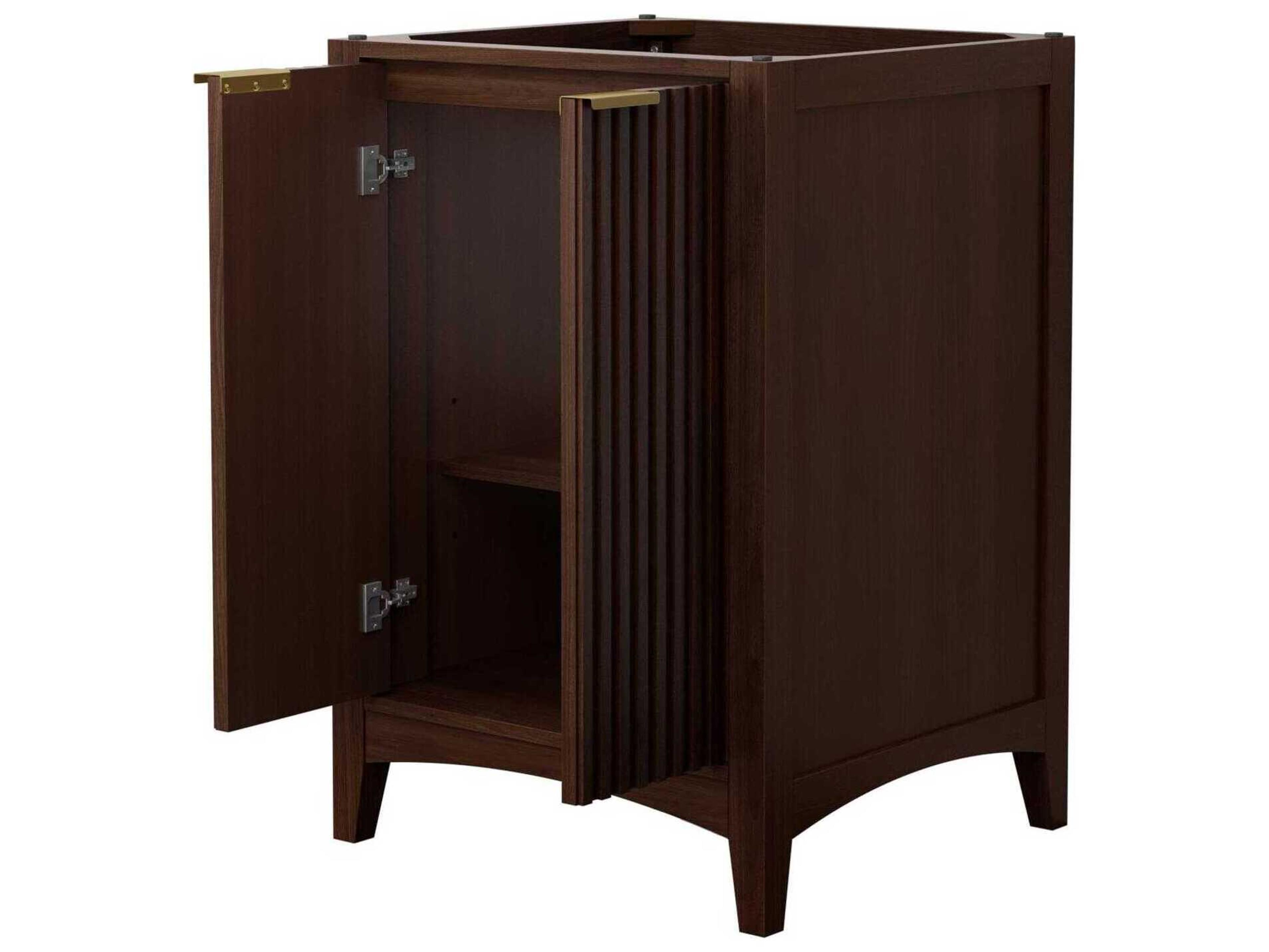 Wyndham Collection Palmilla 24" Dark Walnut Vanity
