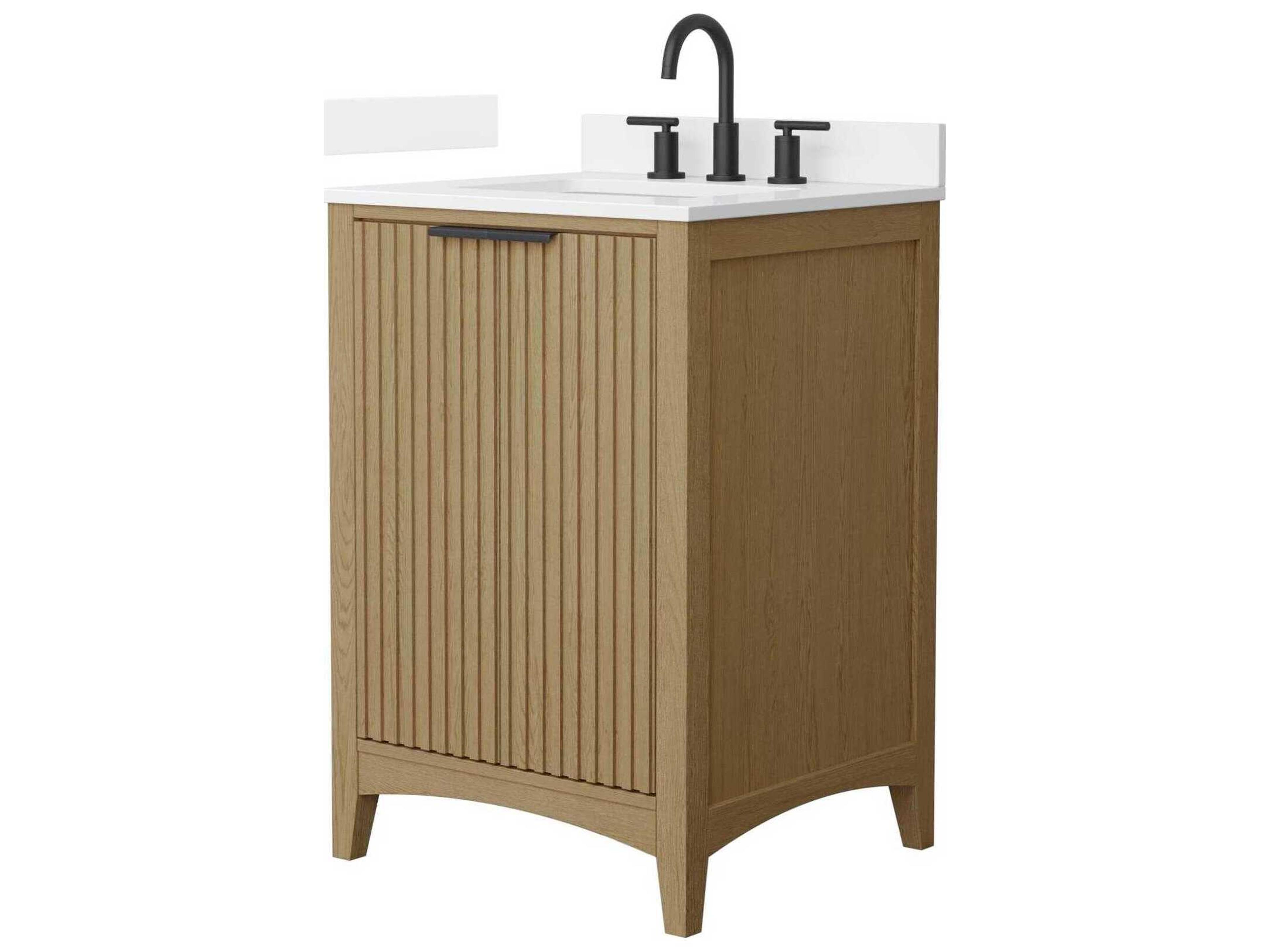 Wyndham Collection Palmilla 24" Natural Oak Vanity