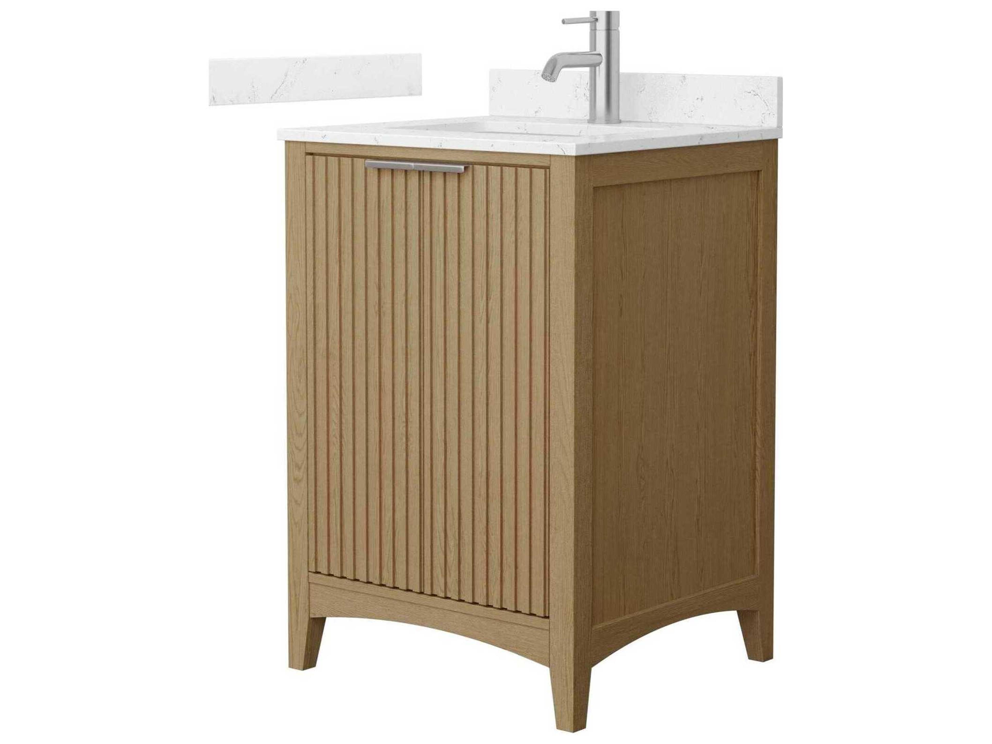 Wyndham Collection Palmilla 24" Natural Oak Vanity