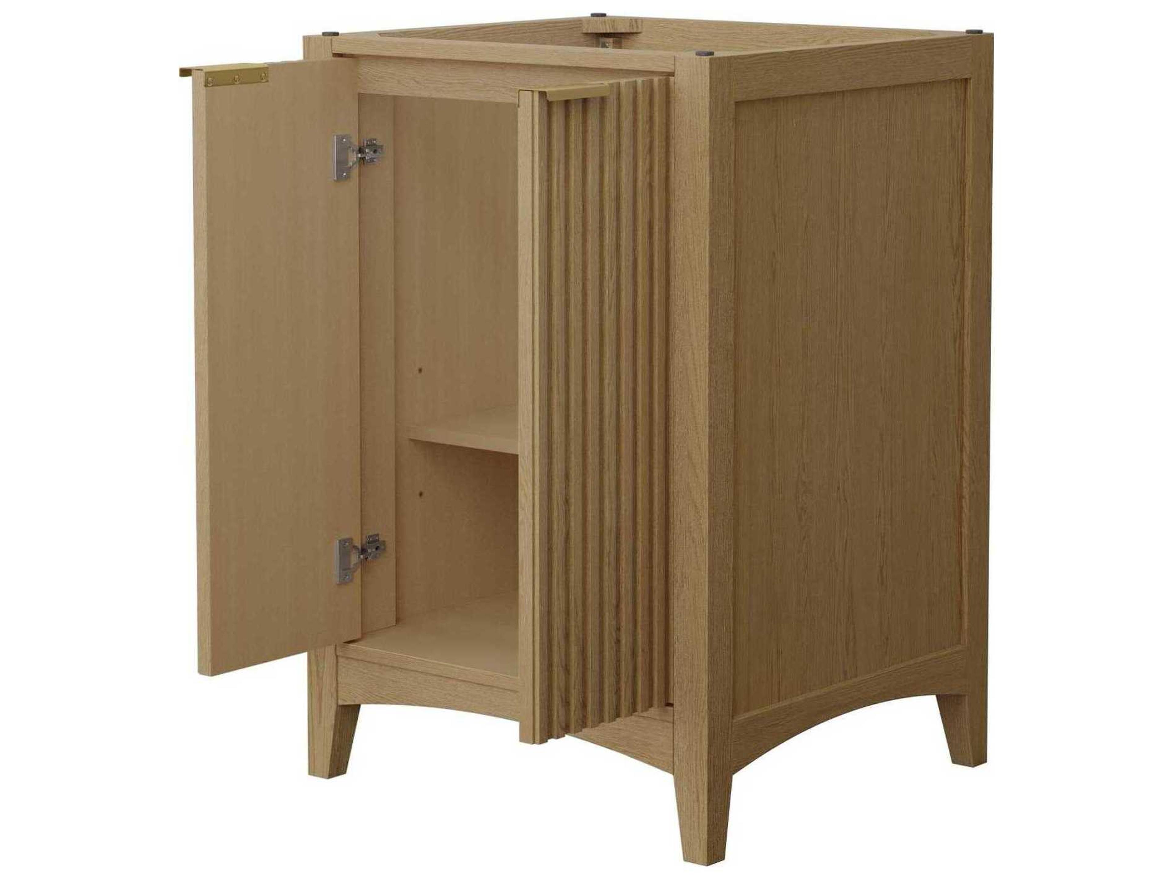 Wyndham Collection Palmilla 24" Natural Oak Vanity