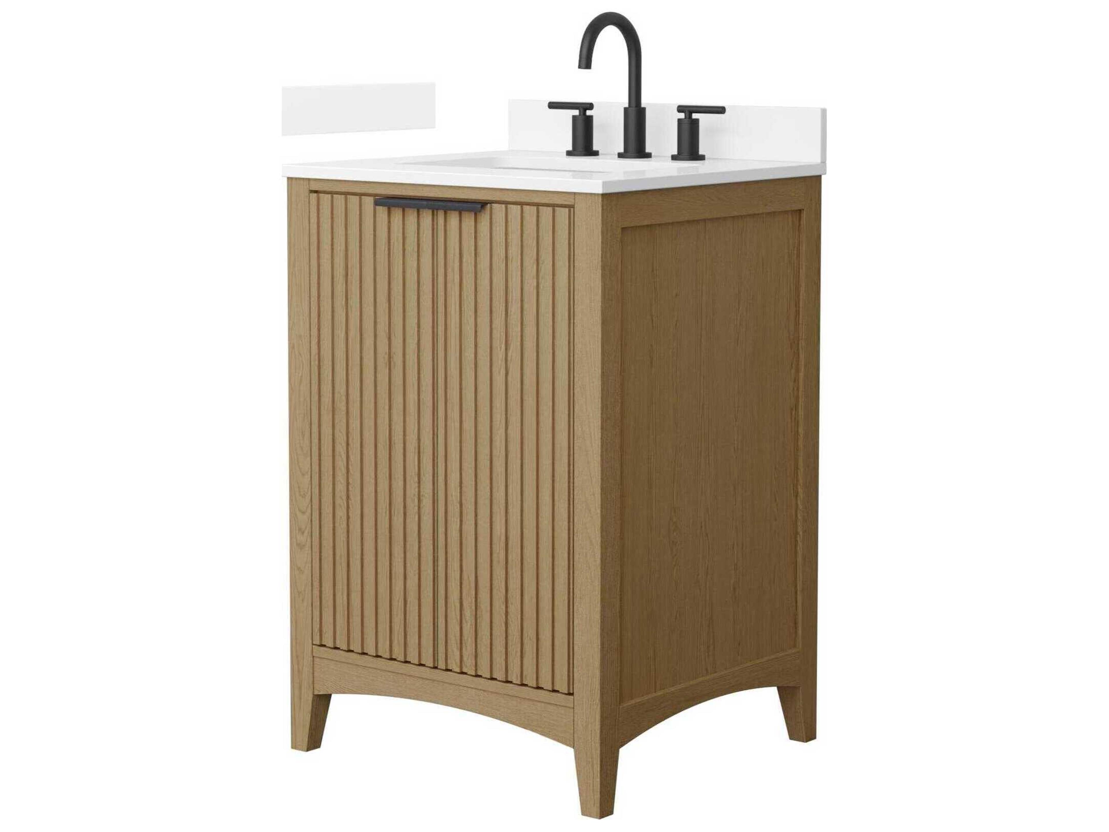 Wyndham Collection Palmilla 24" Natural Oak Vanity