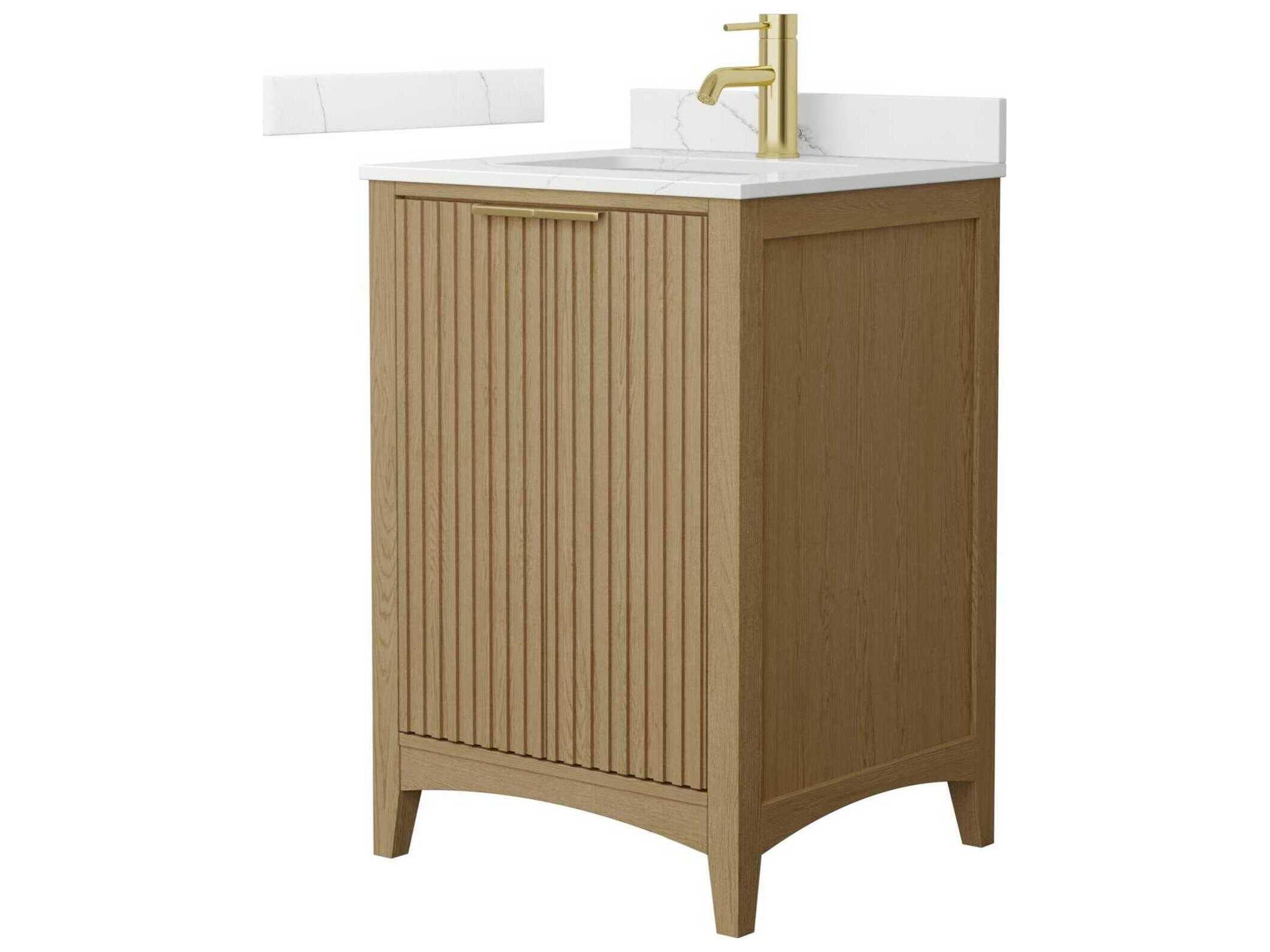 Wyndham Collection Palmilla 24" Natural Oak Vanity