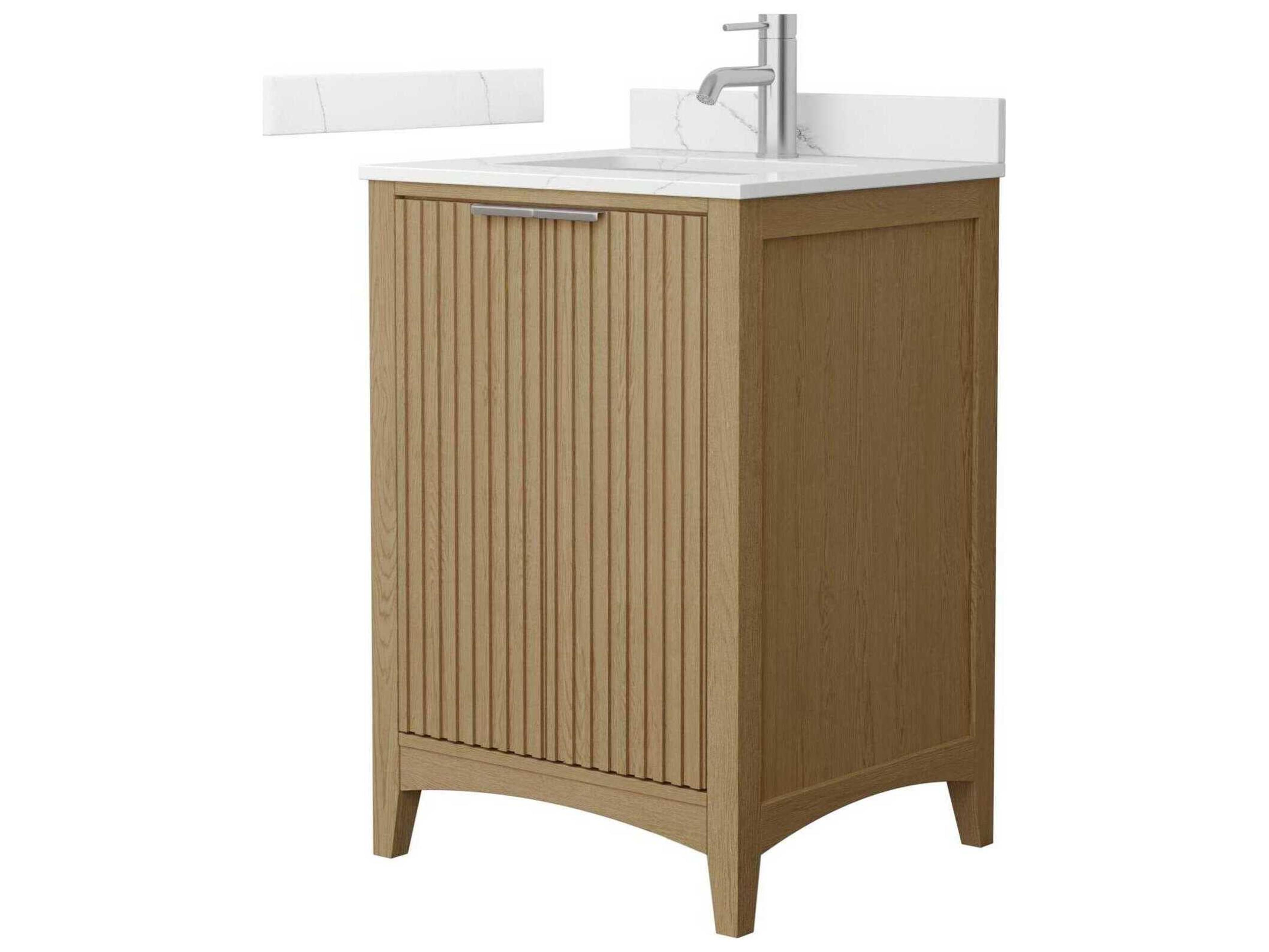 Wyndham Collection Palmilla 24" Natural Oak Vanity