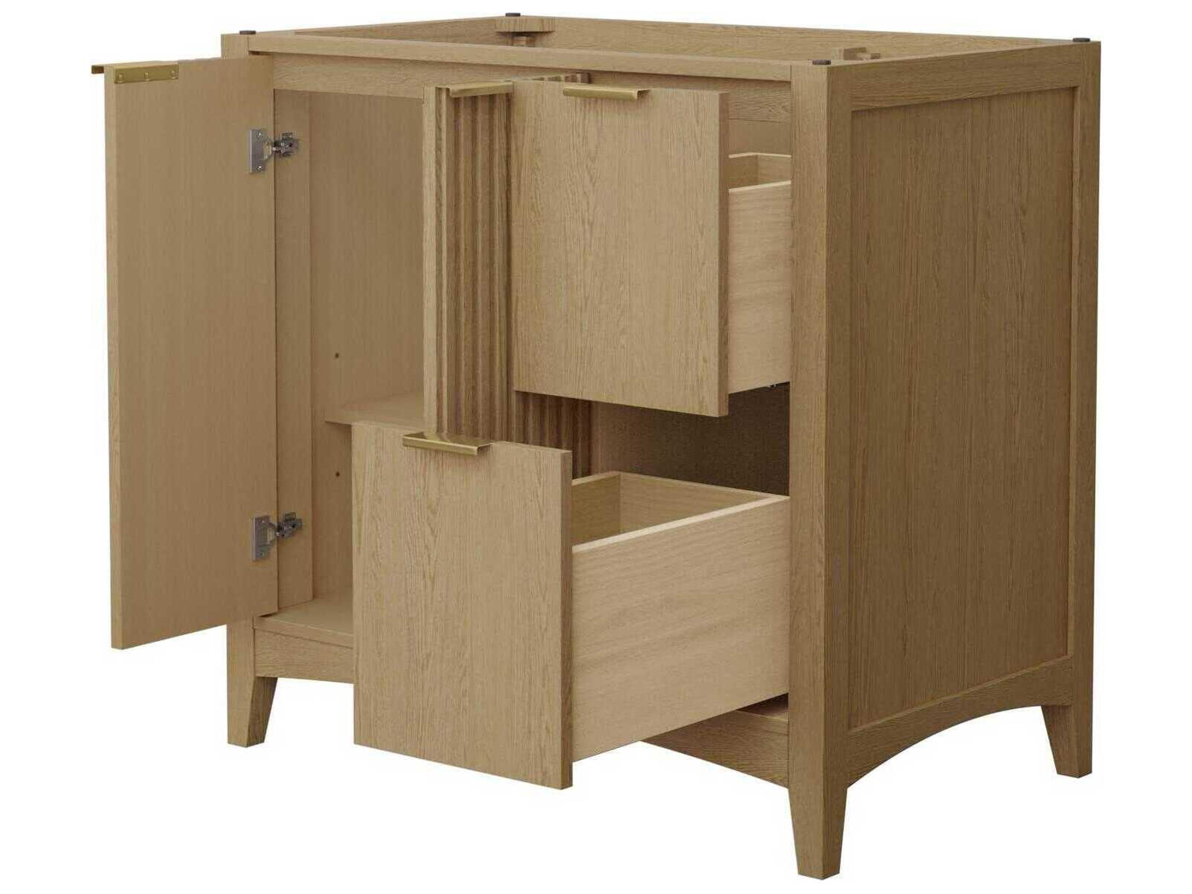 Wyndham Collection Palmilla 35" Natural Oak Vanity