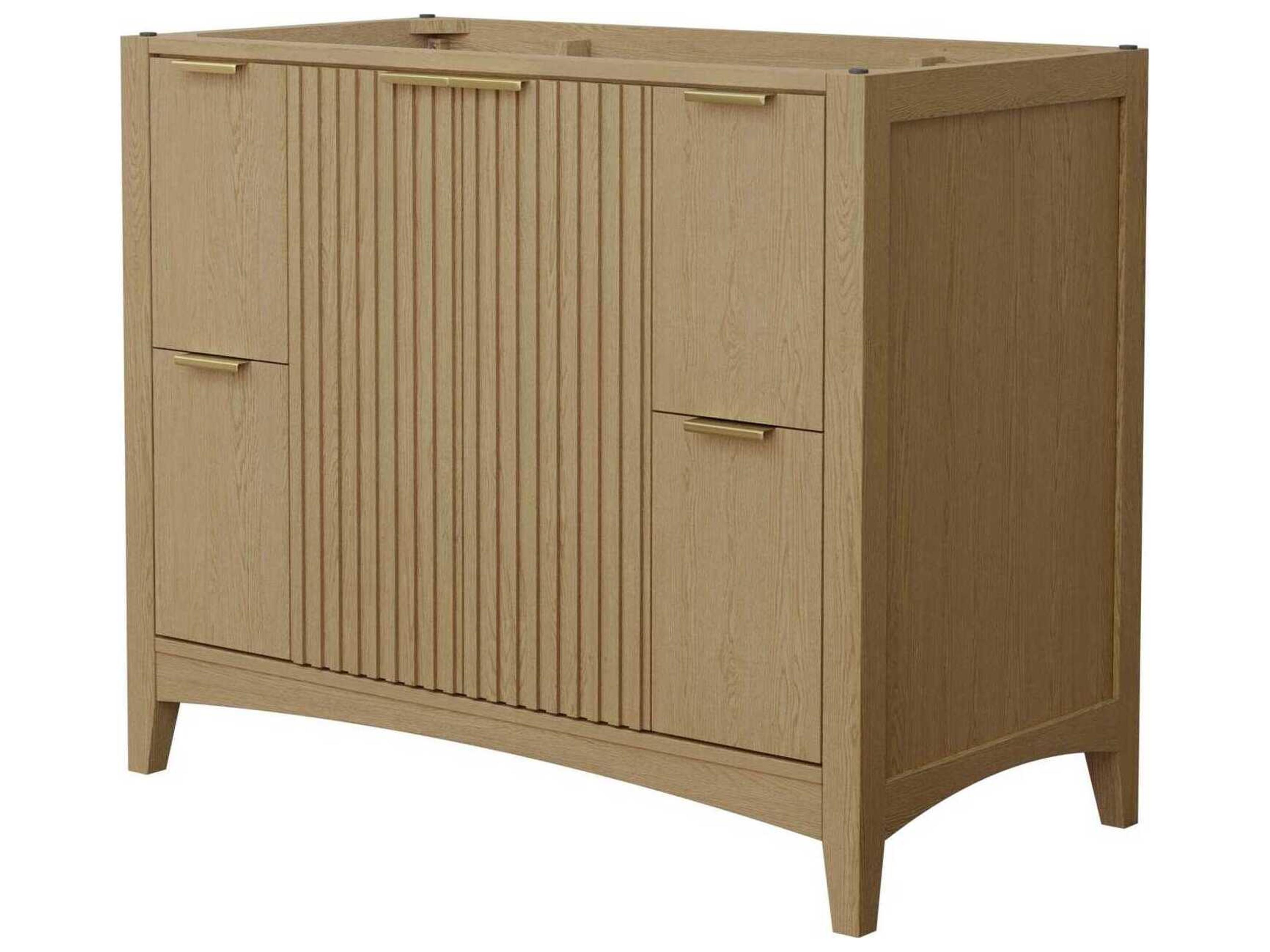 Wyndham Collection Palmilla 41" Natural Oak Vanity