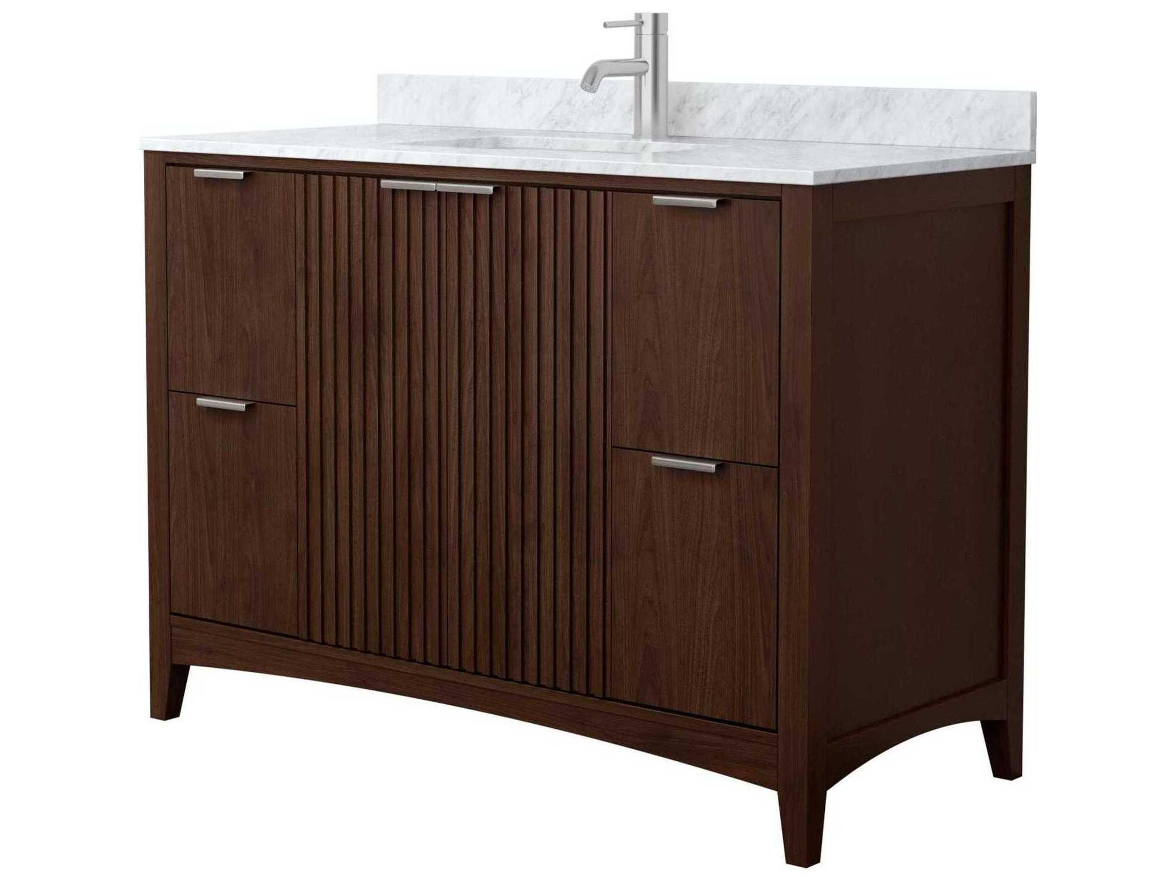 Wyndham Collection Palmilla 48" Dark Walnut Vanity
