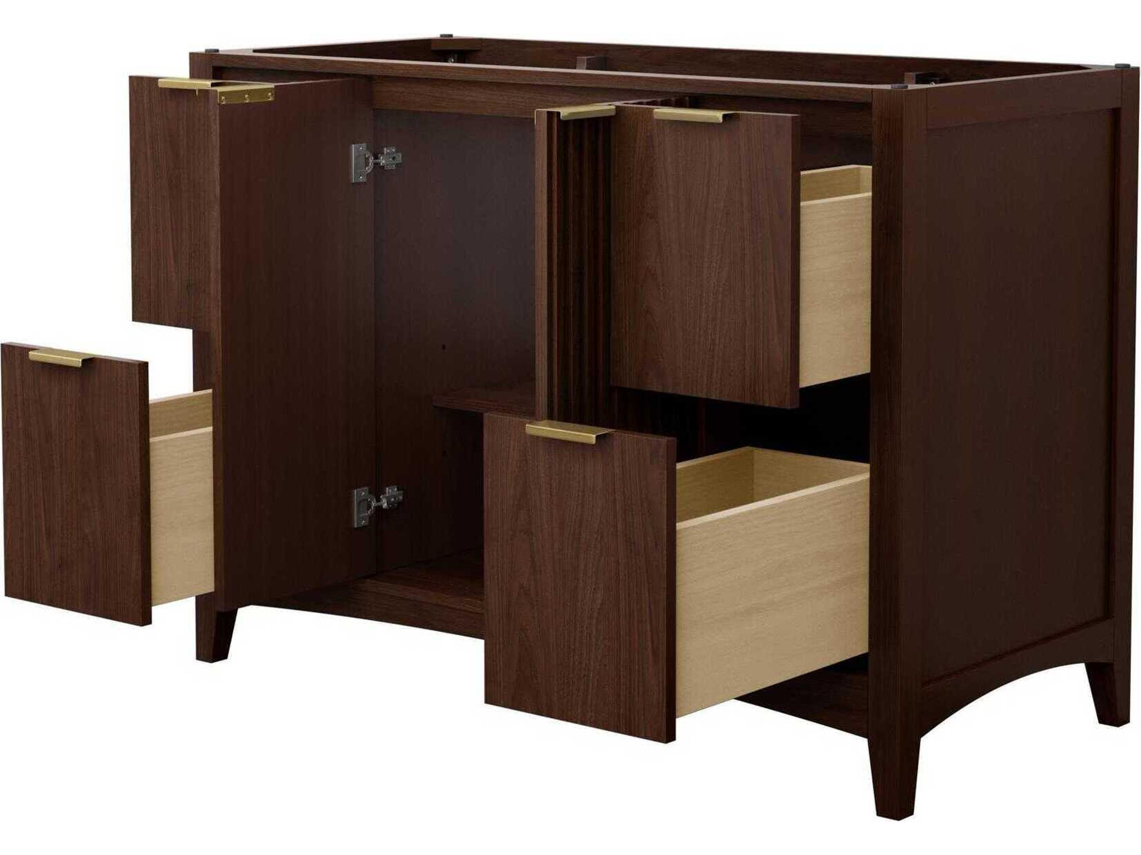 Wyndham Collection Palmilla 47" Dark Walnut Vanity
