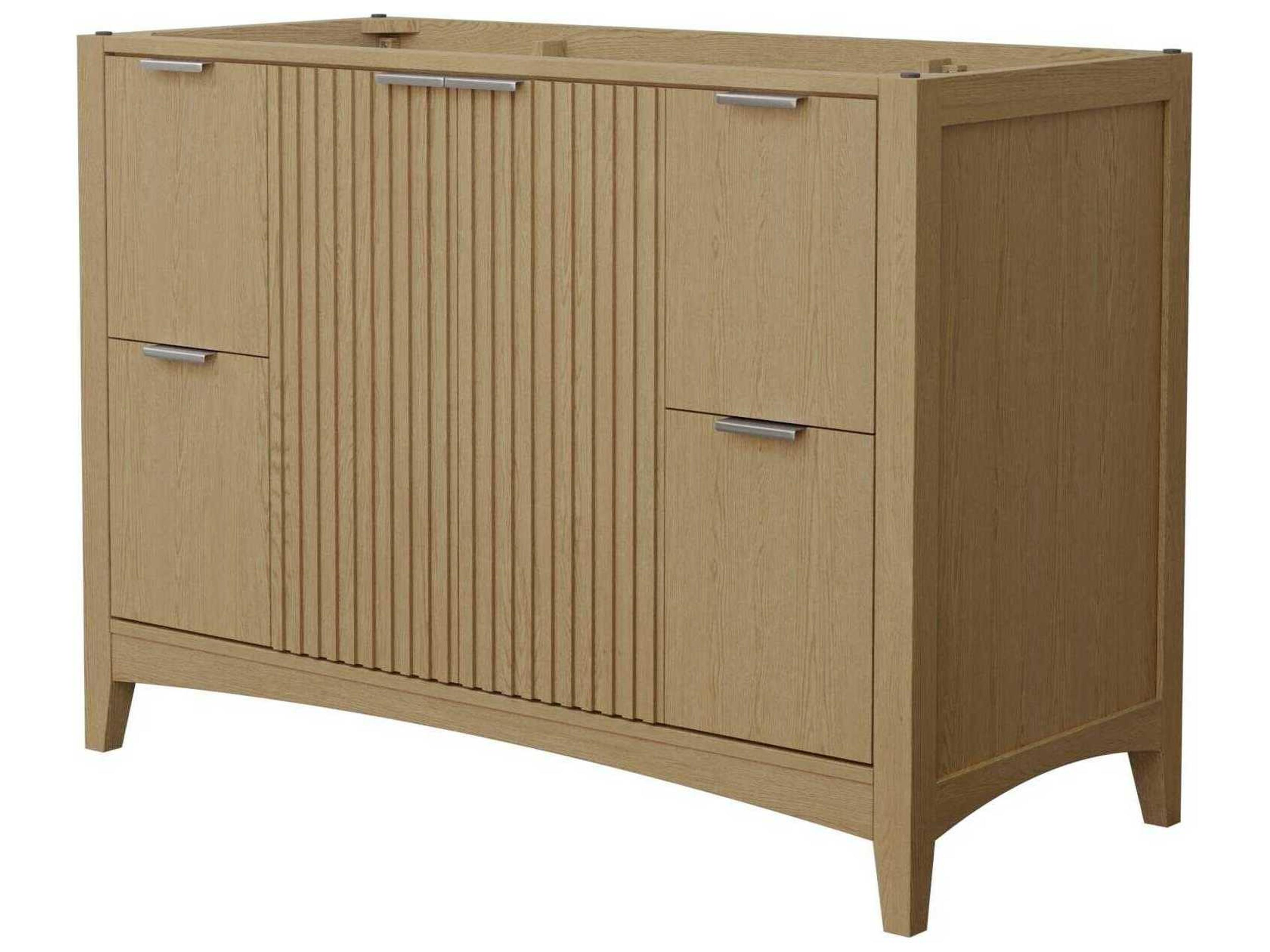Wyndham Collection Palmilla 47" Natural Oak Vanity