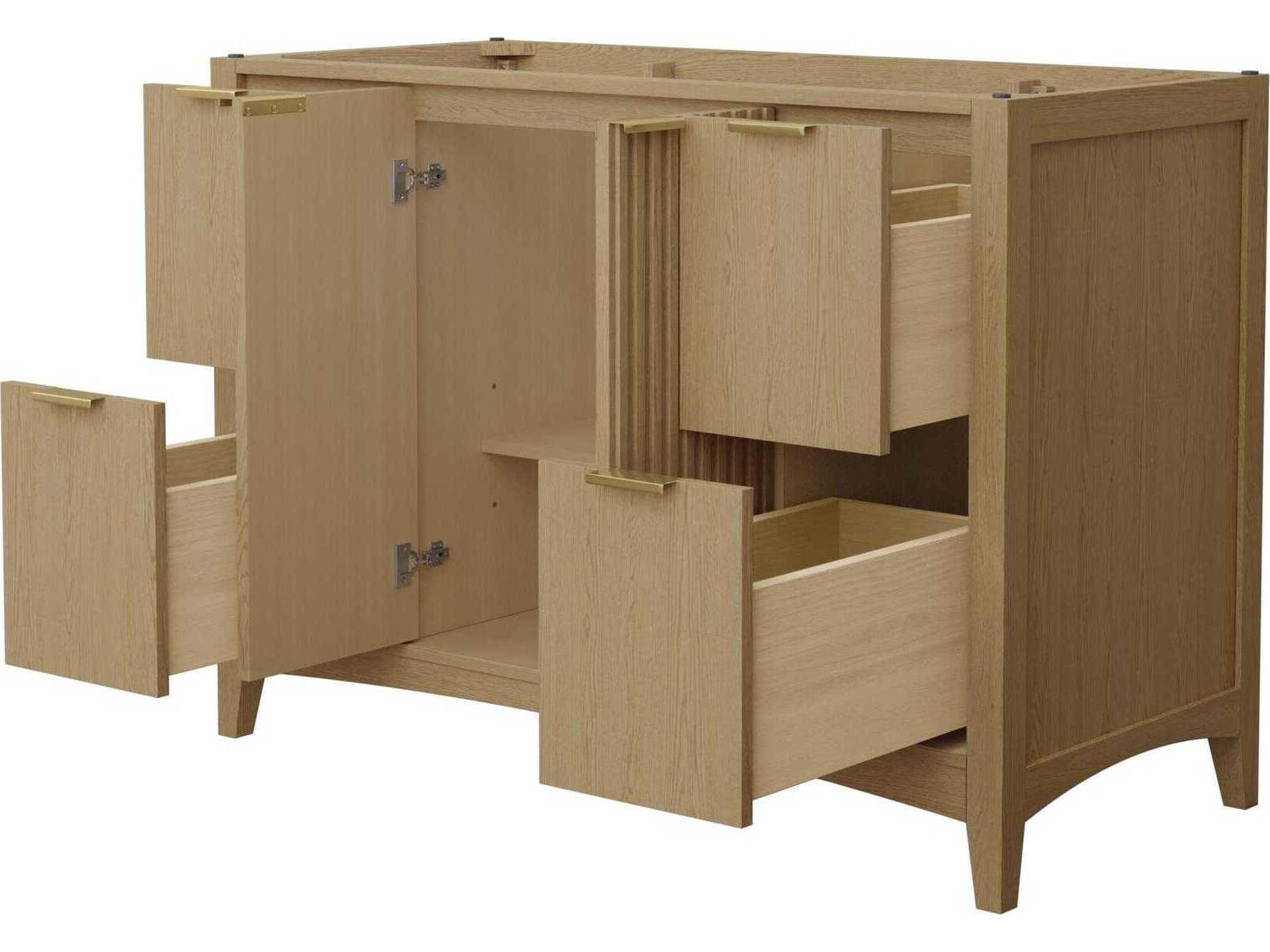 Wyndham Collection Palmilla 47" Natural Oak Vanity