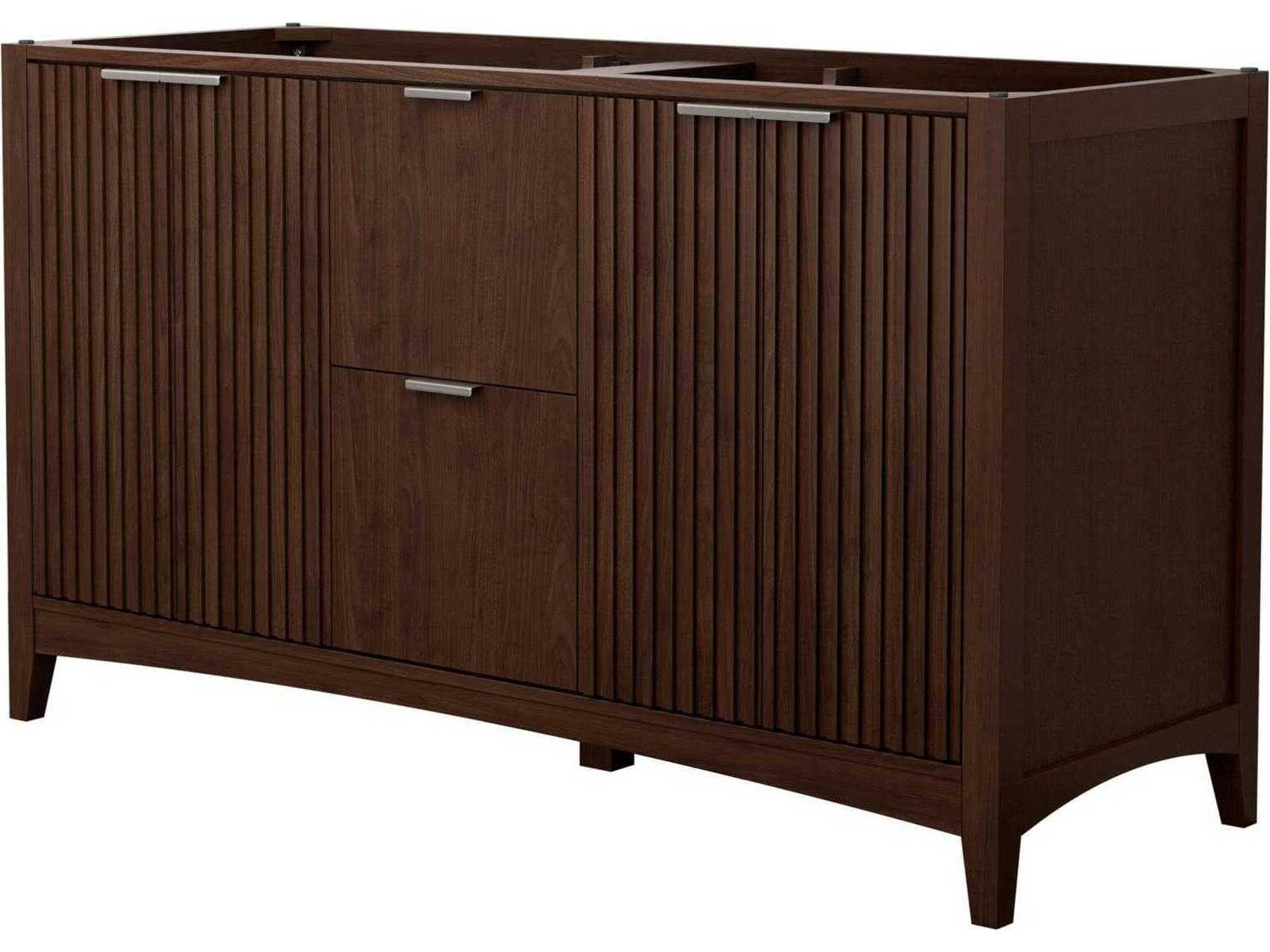Wyndham Collection Palmilla 59" Dark Walnut Vanity