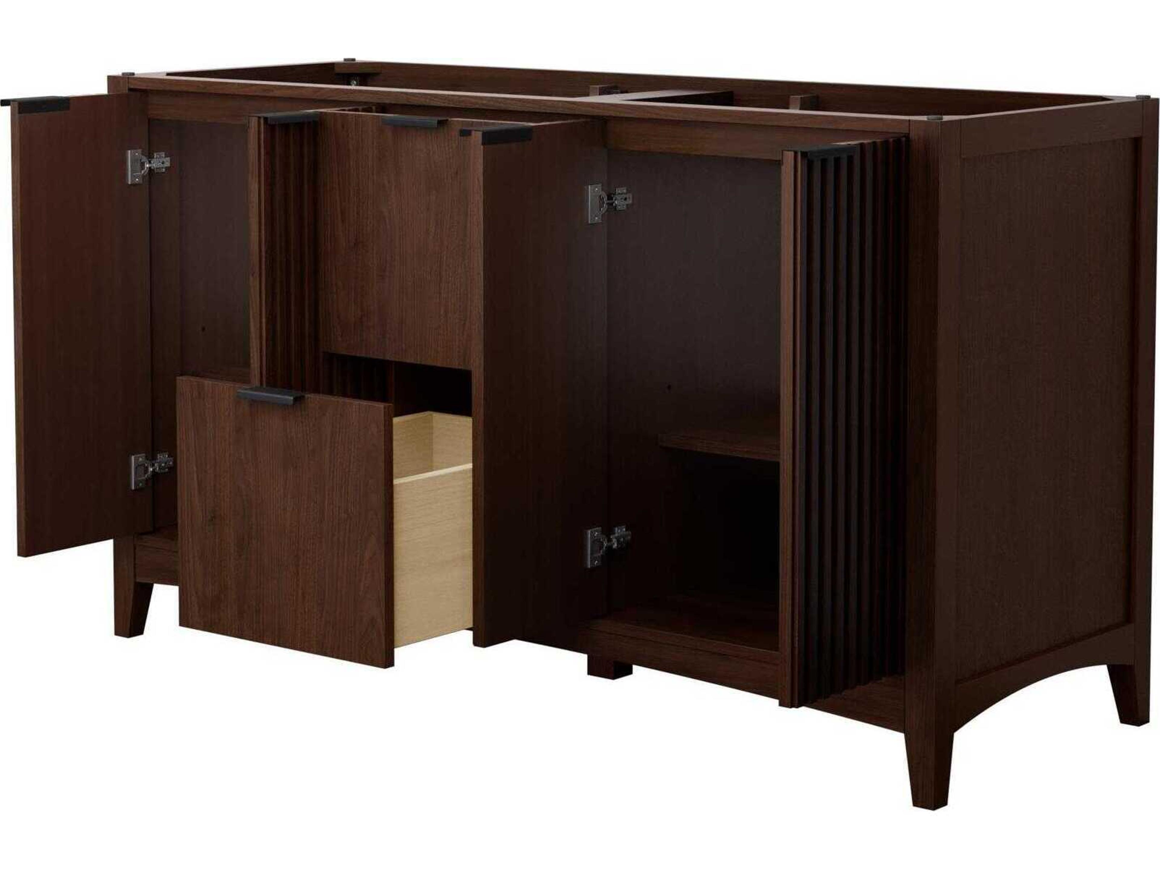 Wyndham Collection Palmilla 59" Dark Walnut Vanity