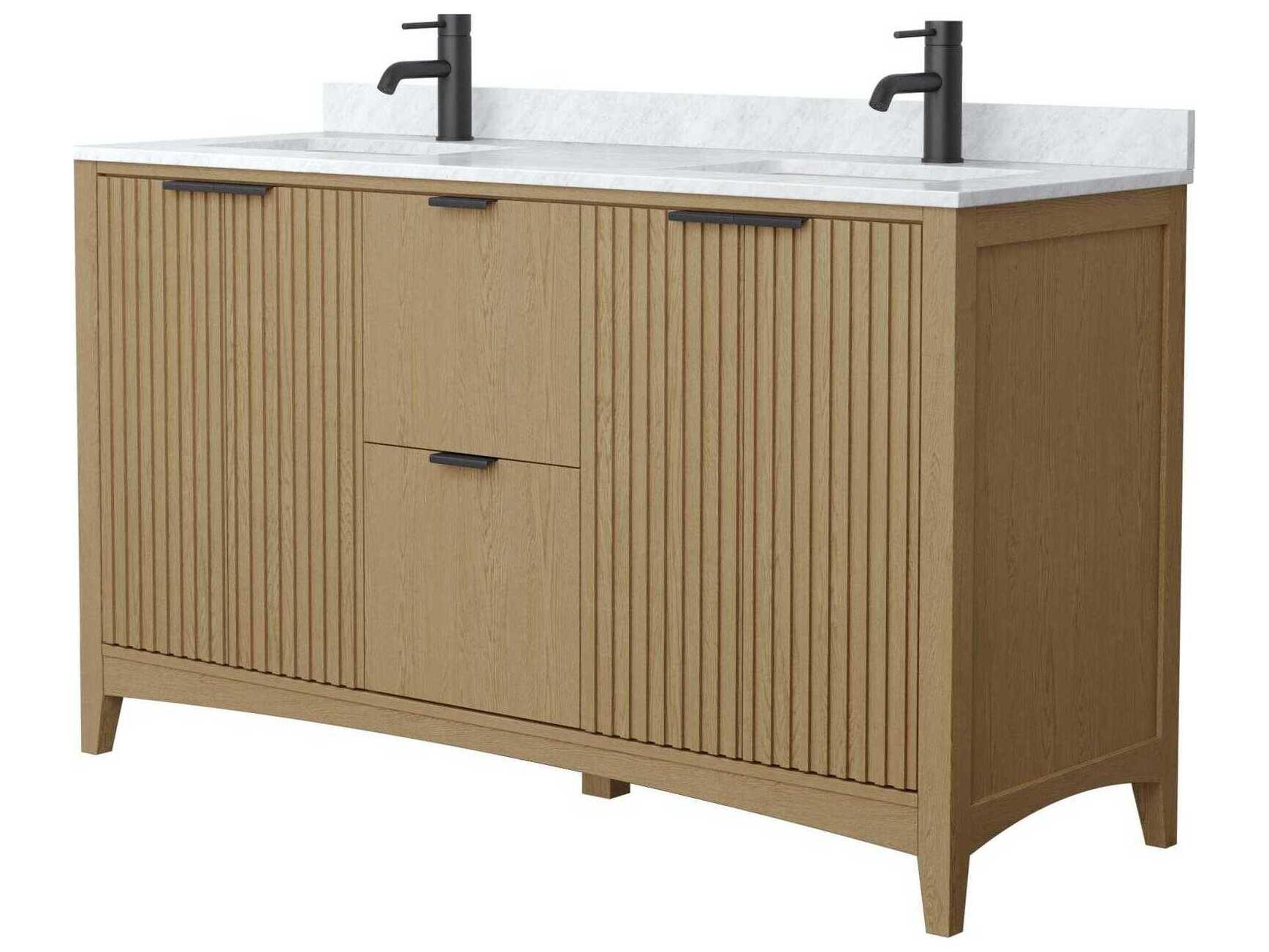 Palmilla 60" Natural Oak Vanity
