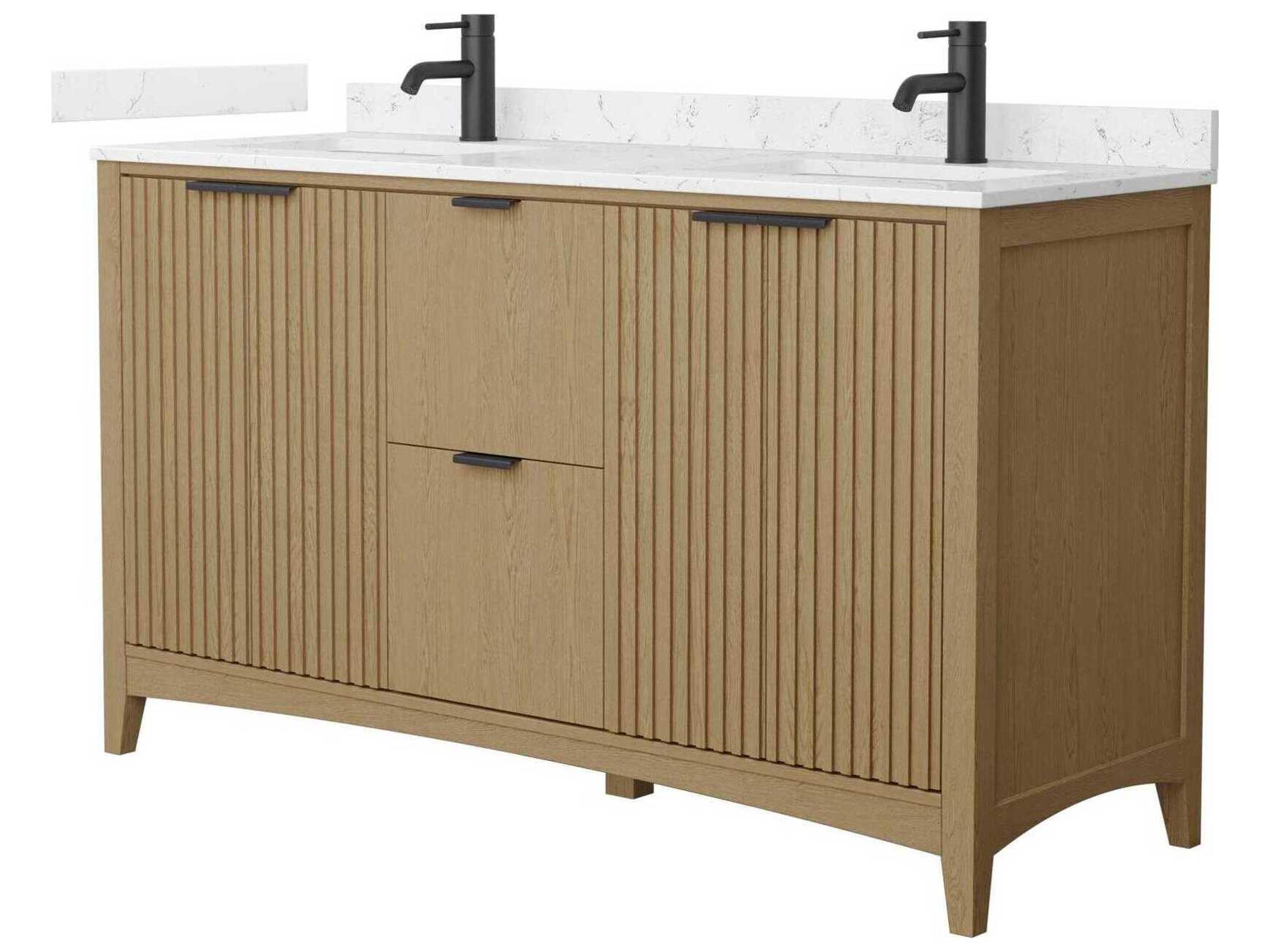 Palmilla 60" Natural Oak Vanity