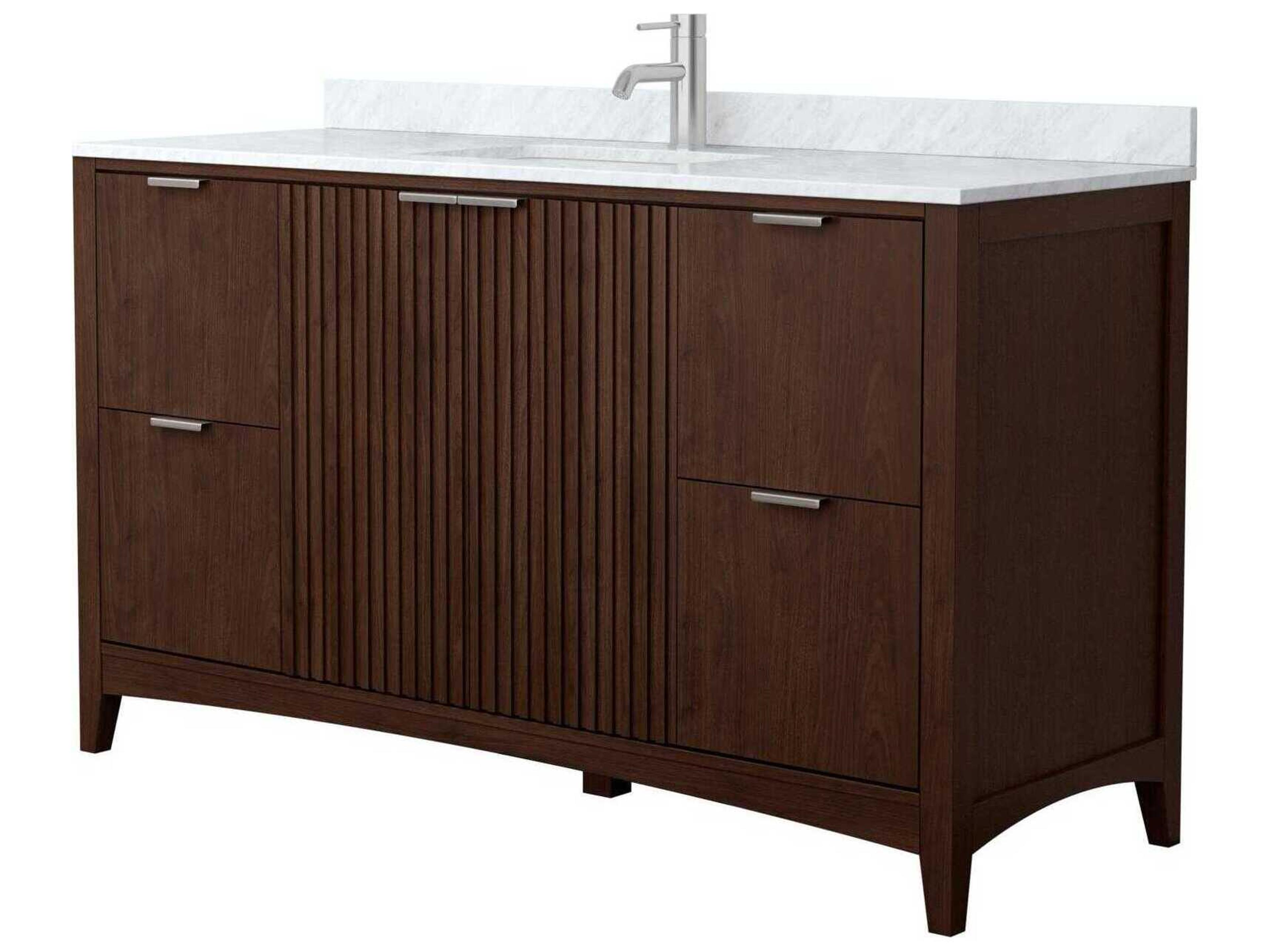 Wyndham Collection Palmilla 60" Dark Walnut Vanity