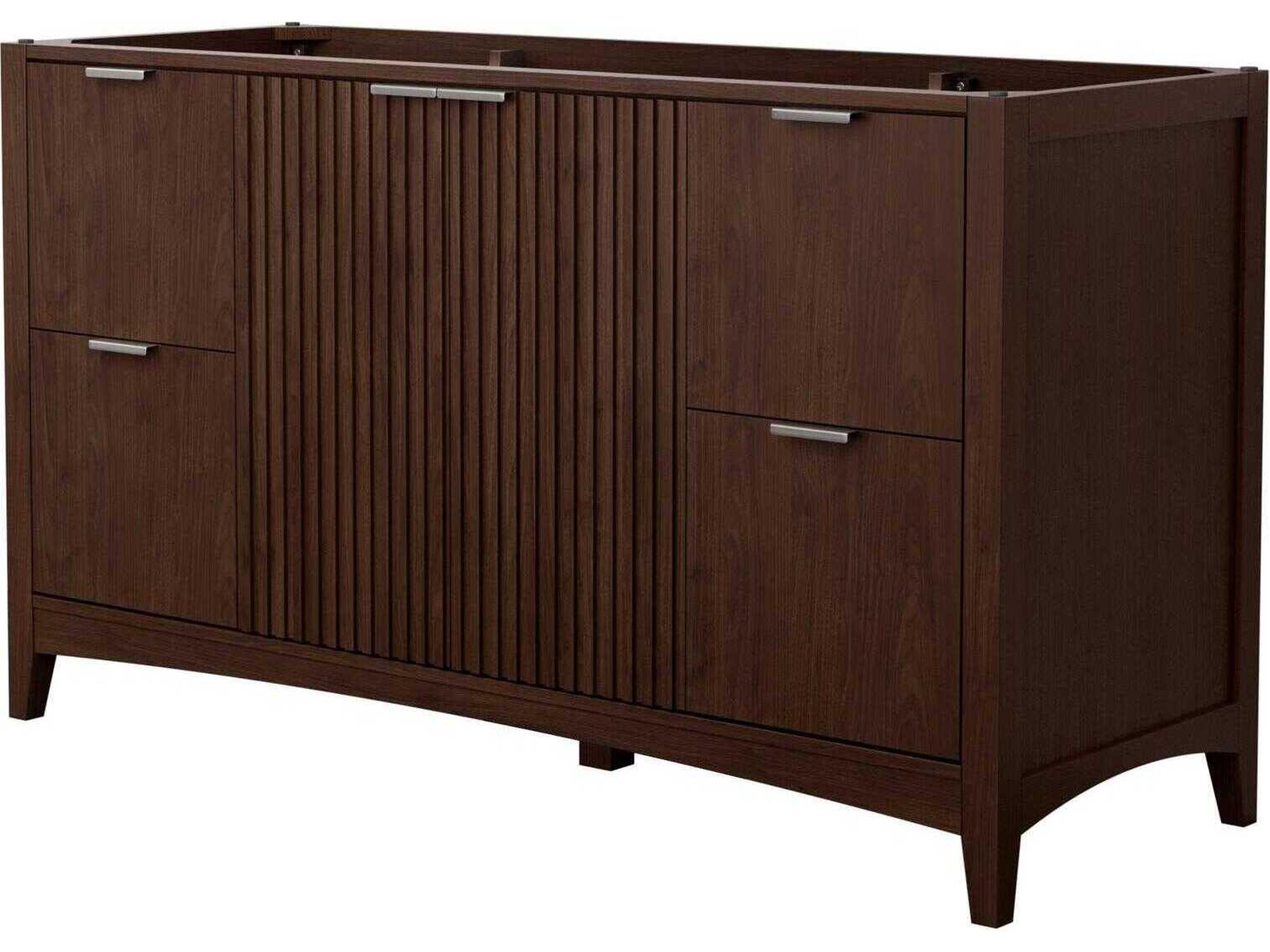 Wyndham Collection Palmilla 59" Dark Walnut Vanity