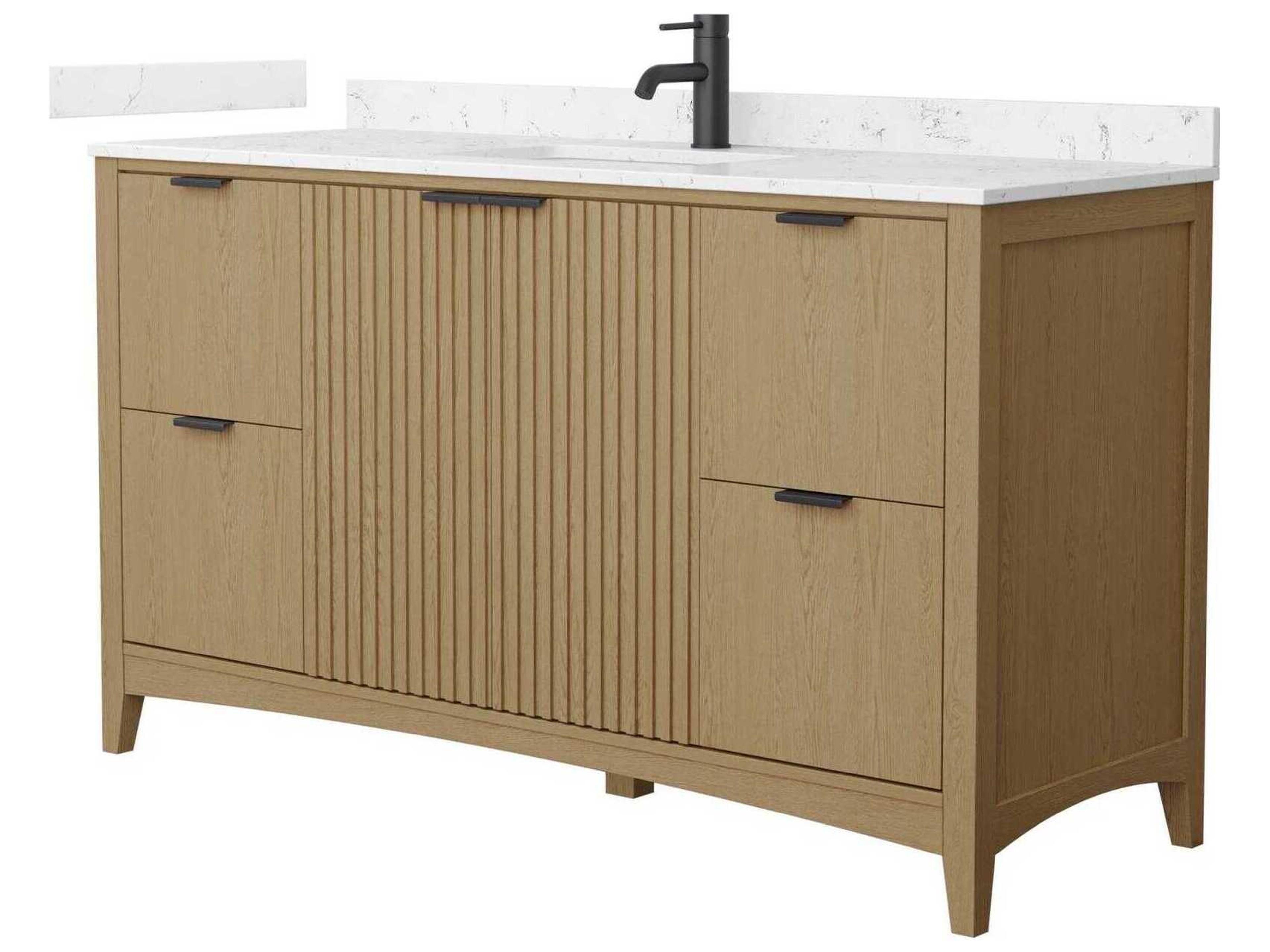 Palmilla 60" Natural Oak Vanity
