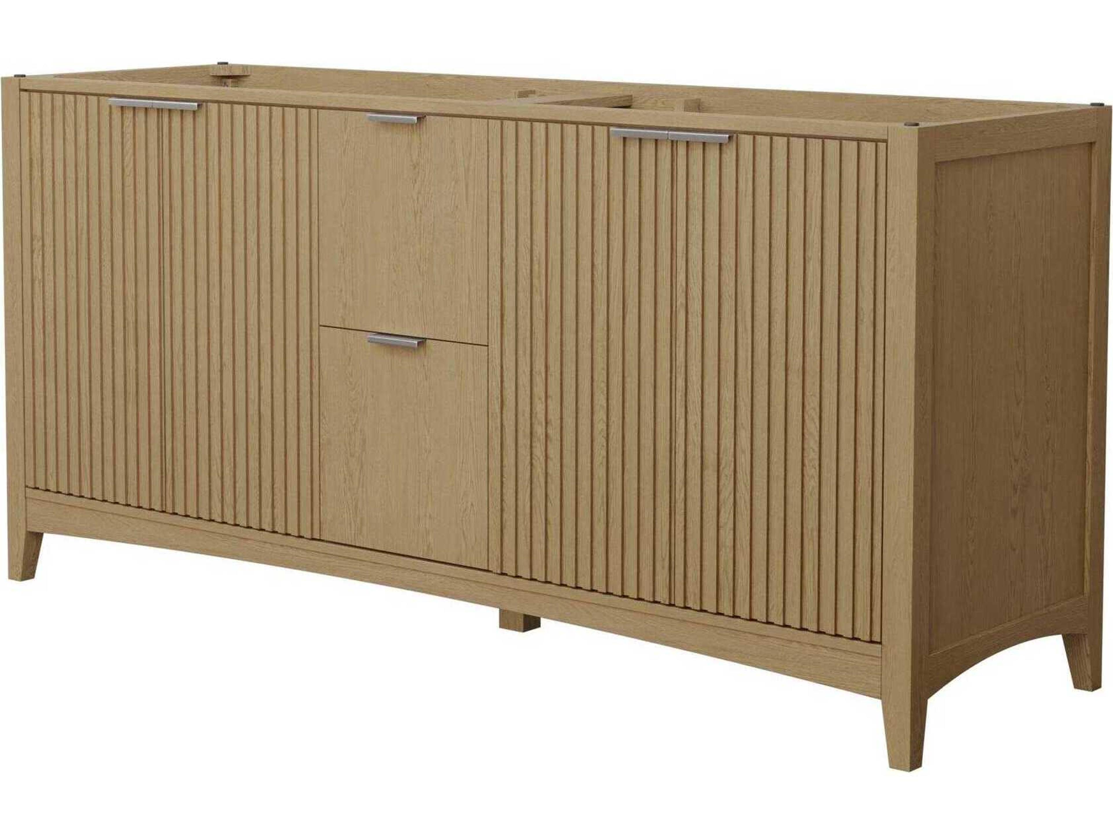 Wyndham Collection Palmilla 71" Natural Oak Vanity