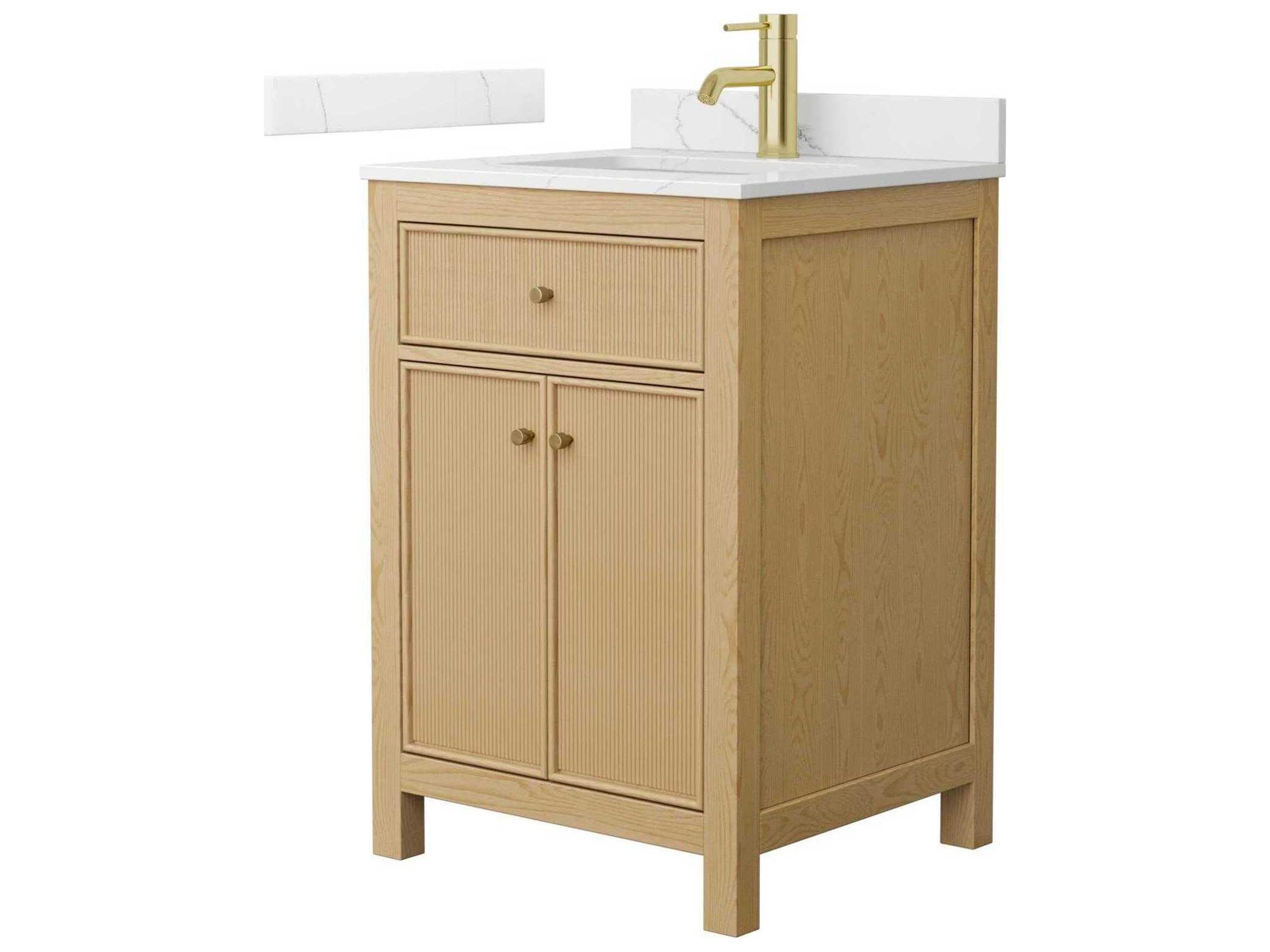 Wyndham Collection Pendry 24" Tanned Oak Vanity