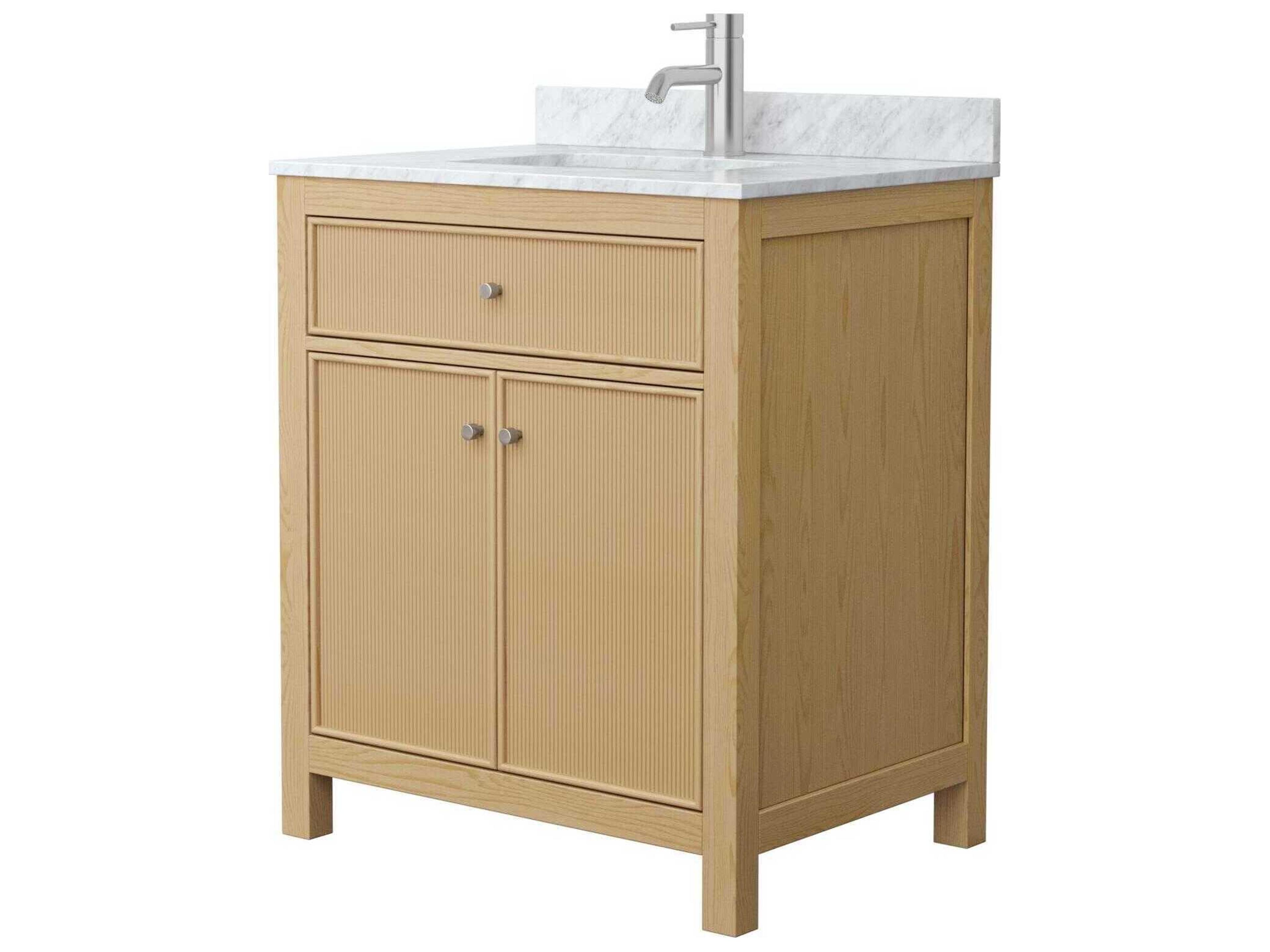 Wyndham Collection Pendry 30" Tanned Oak Vanity