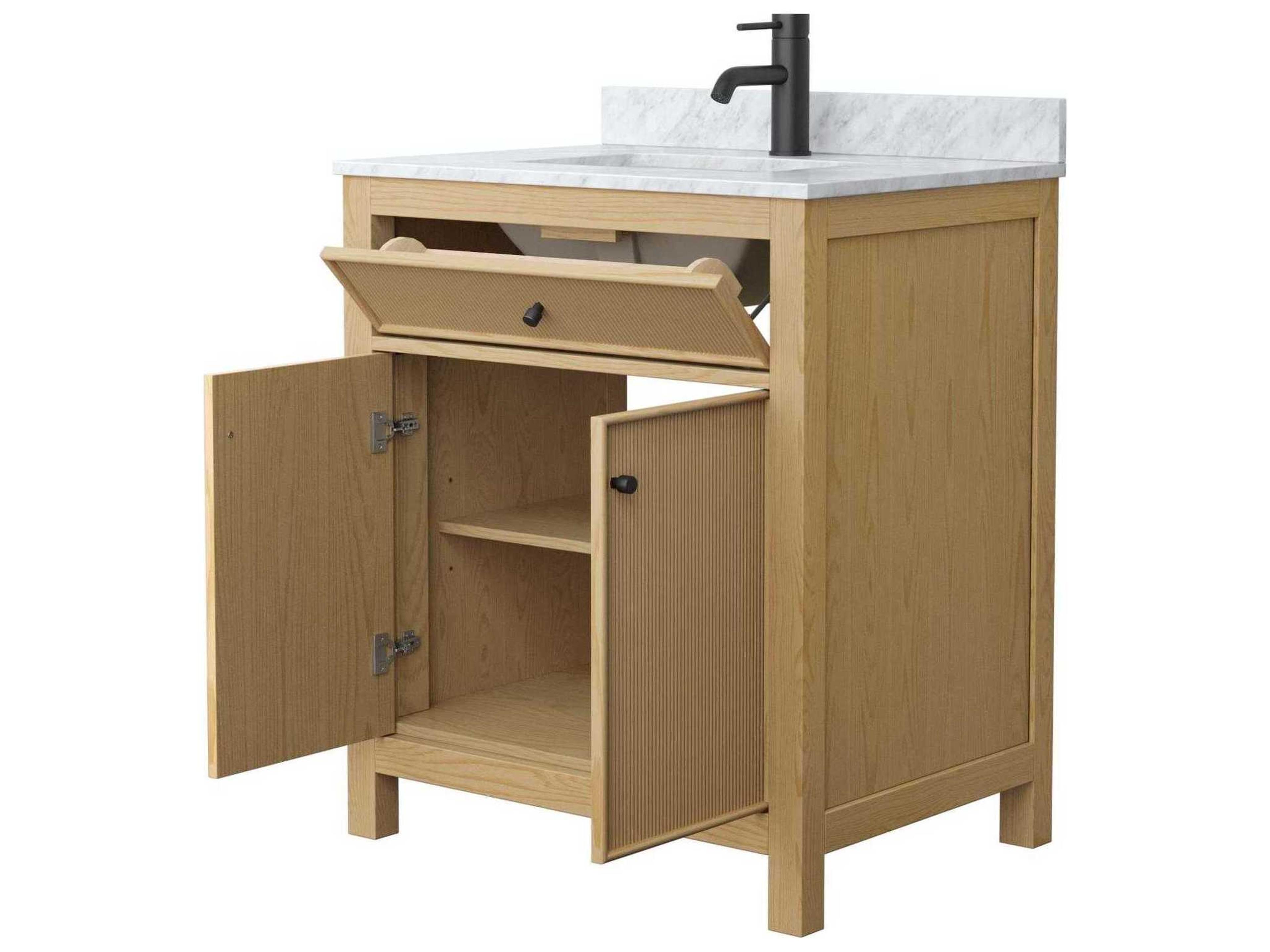 Wyndham Collection Pendry 30" Tanned Oak Vanity