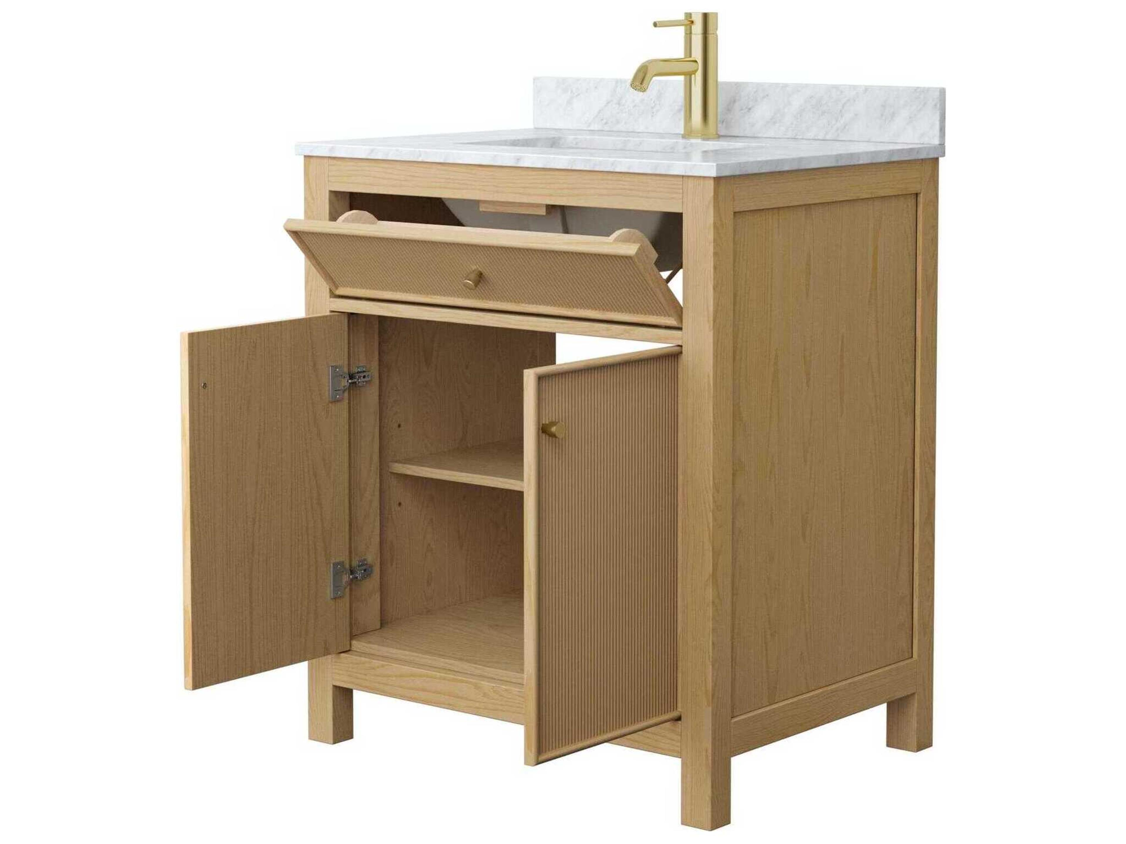 Wyndham Collection Pendry 30" Tanned Oak Vanity