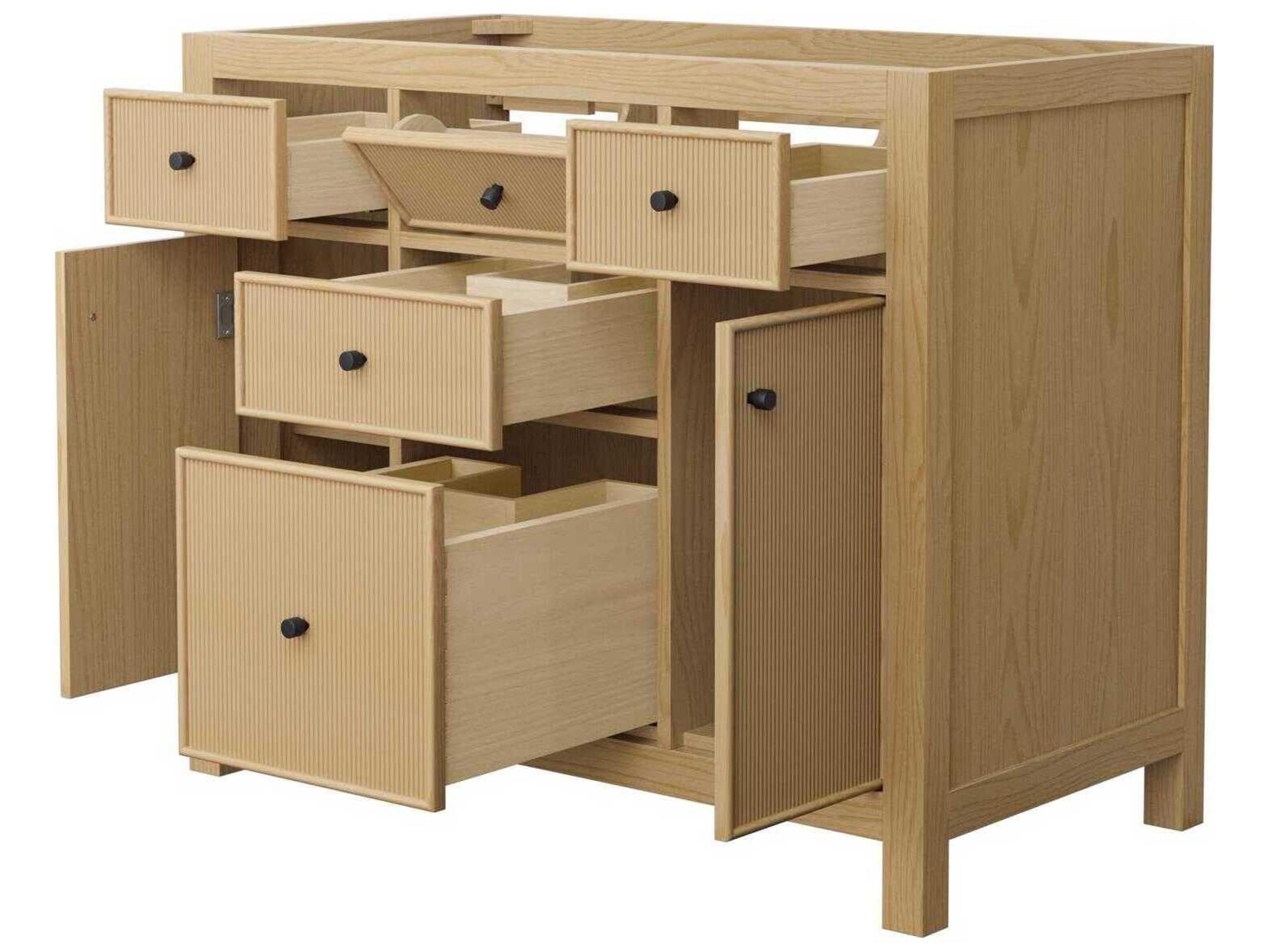 Wyndham Collection Pendry 41" Tanned Oak Vanity