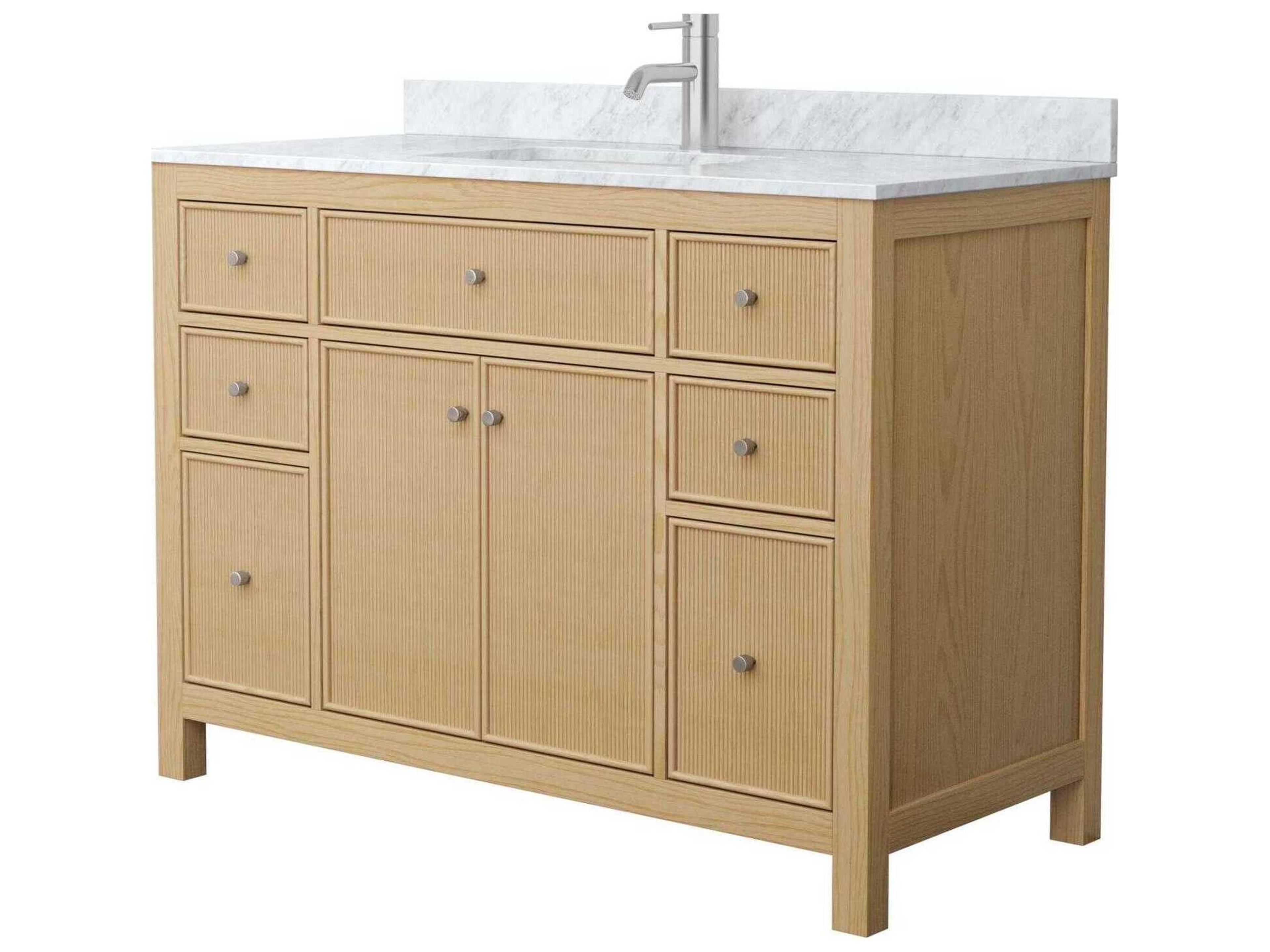 Wyndham Collection Pendry 48" Tanned Oak Vanity